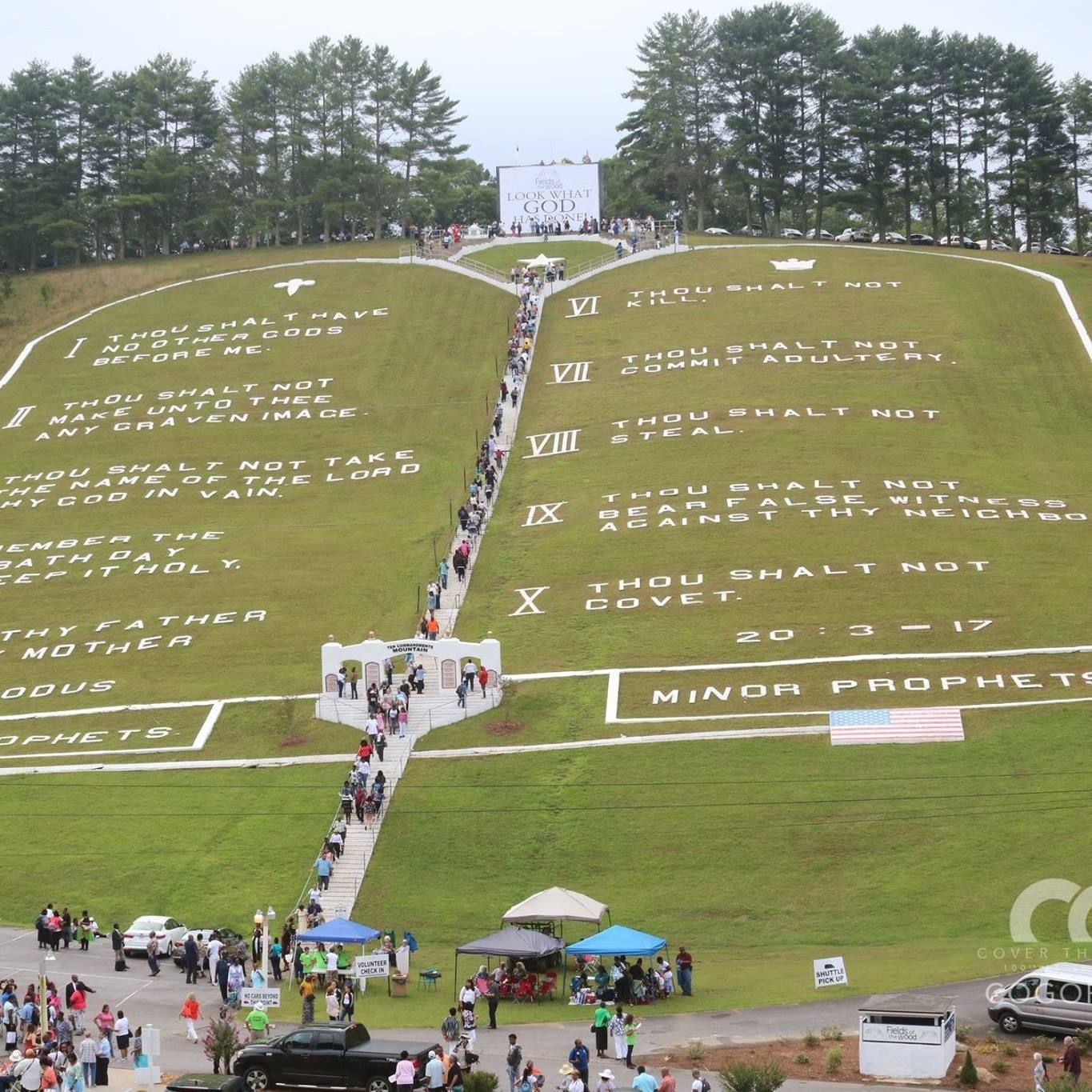 World's Largest Ten Commandments, world record in Murphy, North Carolina
