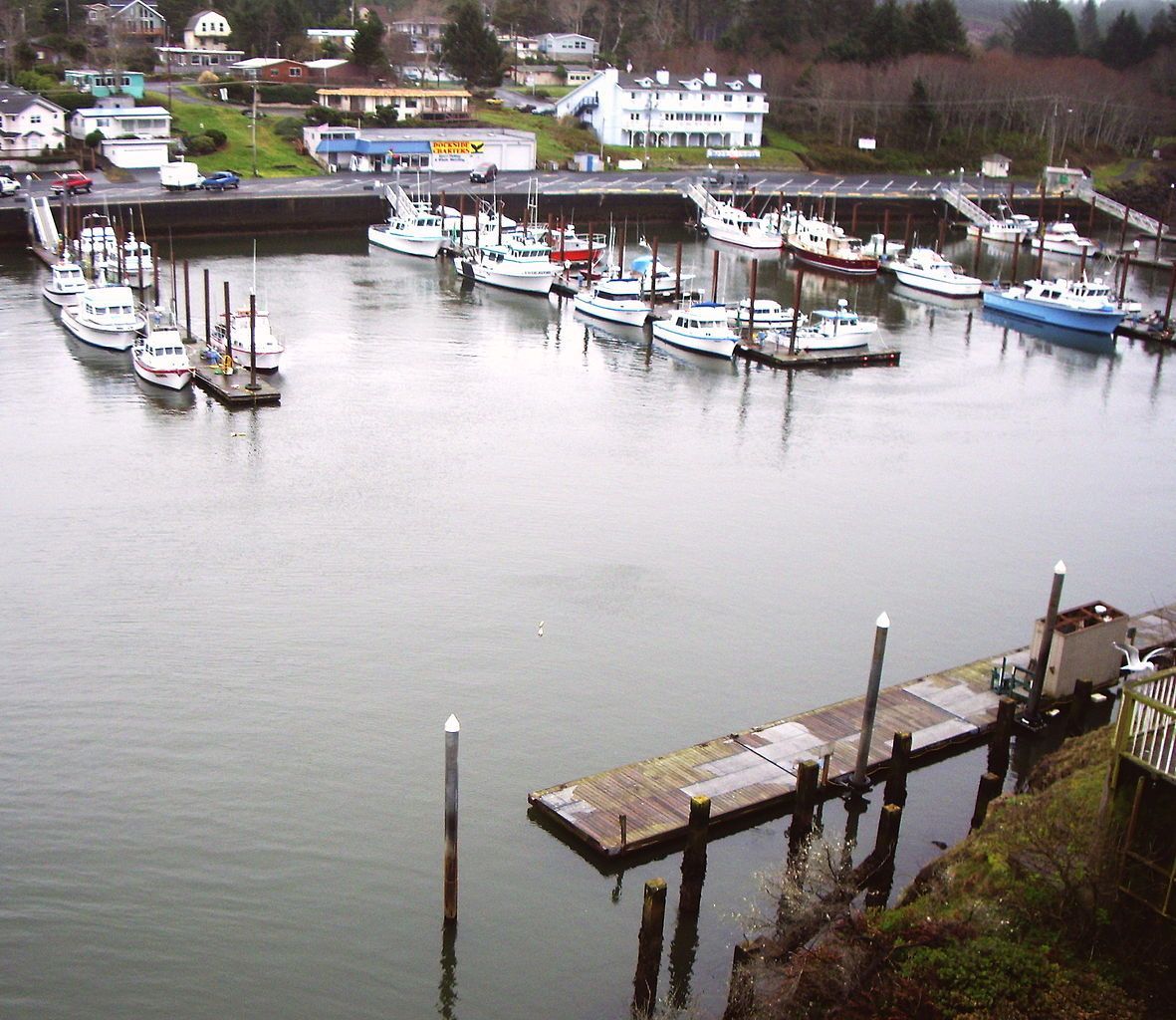 World’s Smallest Natural Navigable Harbor, world record in Depoe Bay, Oregon