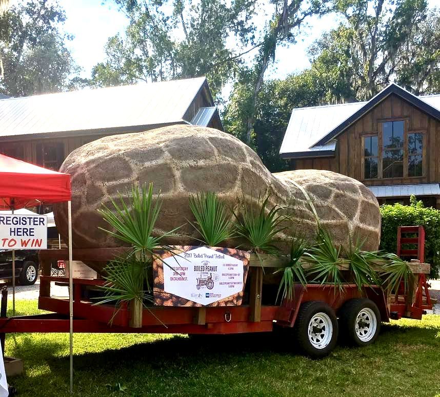 World’s Largest Boiled Peanut Sculpture, world record in Bluffton, South Carolina