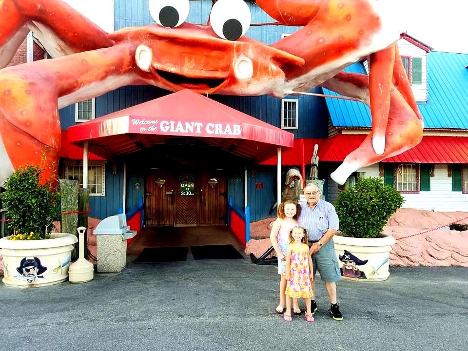 World's Largest Crab Sculpture, world record in Myrtle Beach, South Carolina