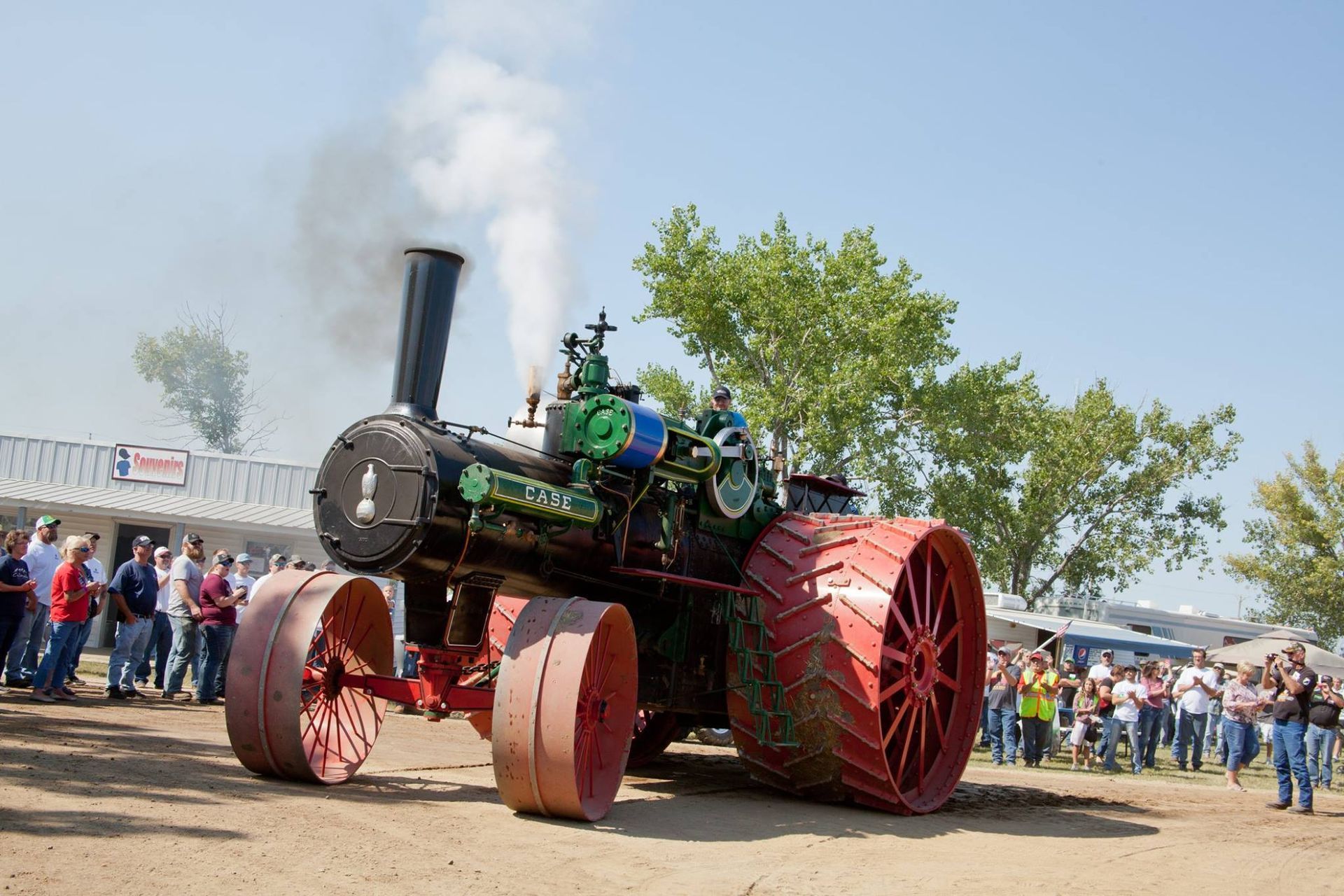 World's Largest Steam Traction Engine, world record in Andover, South Dakota World's Largest Steam Traction Engine, world record in Andover, South Dakota