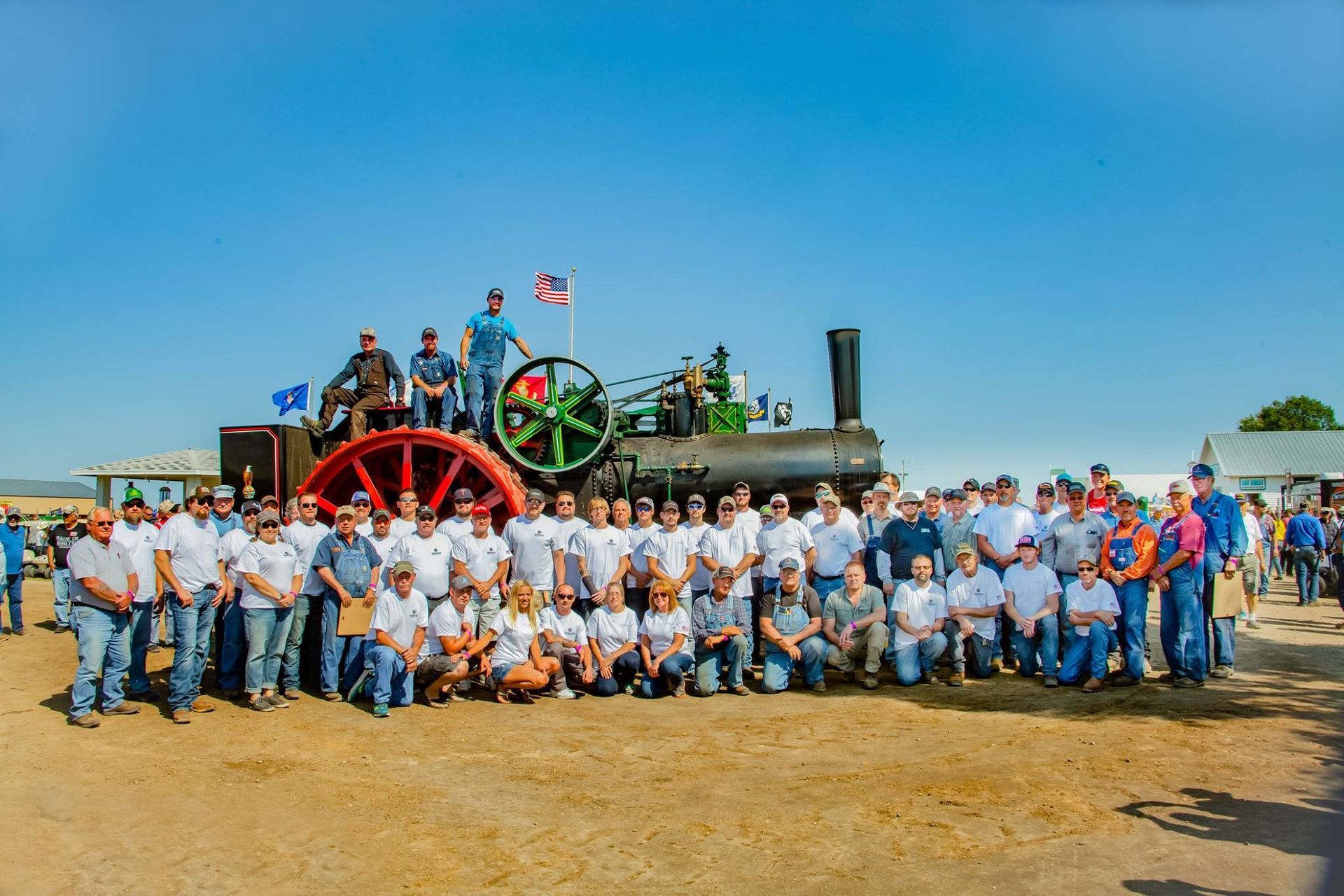 World's Largest Steam Traction Engine, world record in Andover, South Dakota World's Largest Steam Traction Engine, world record in Andover, South Dakota