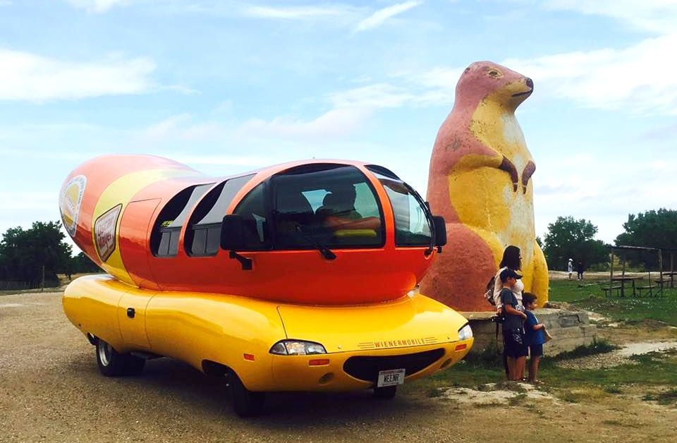 World's Largest Prairie Dog Sculpture, world record in Philip, South Dakota