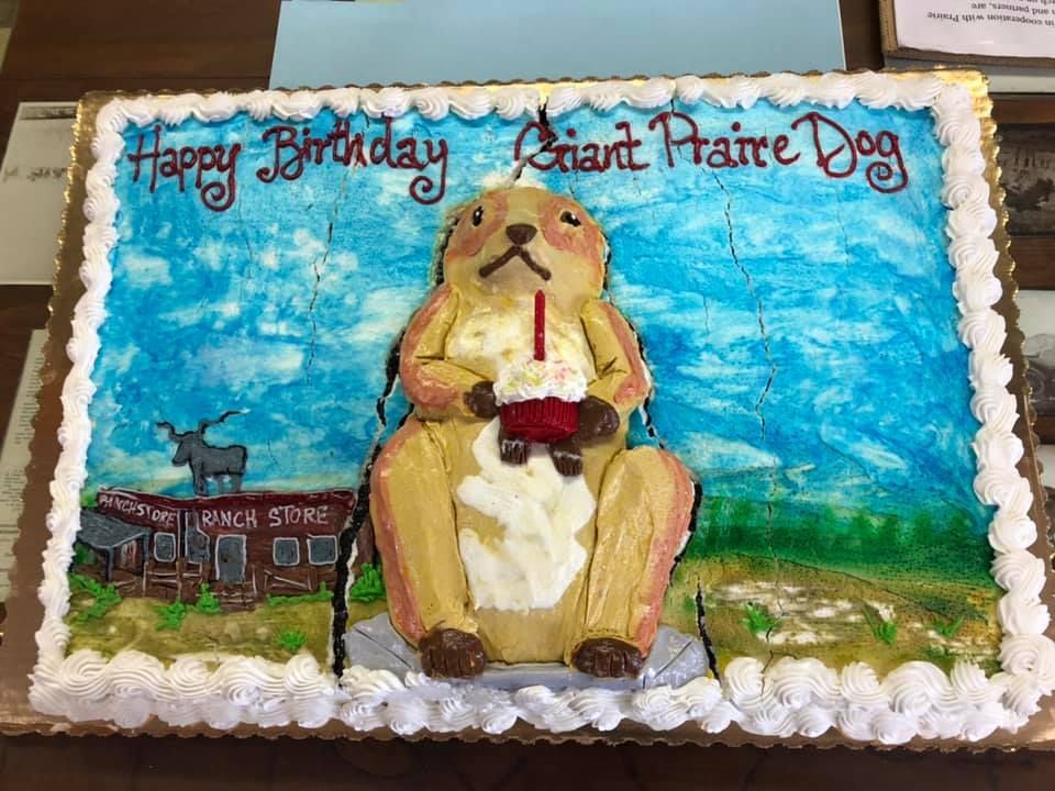 World's Largest Prairie Dog Sculpture, world record in Philip, South Dakota