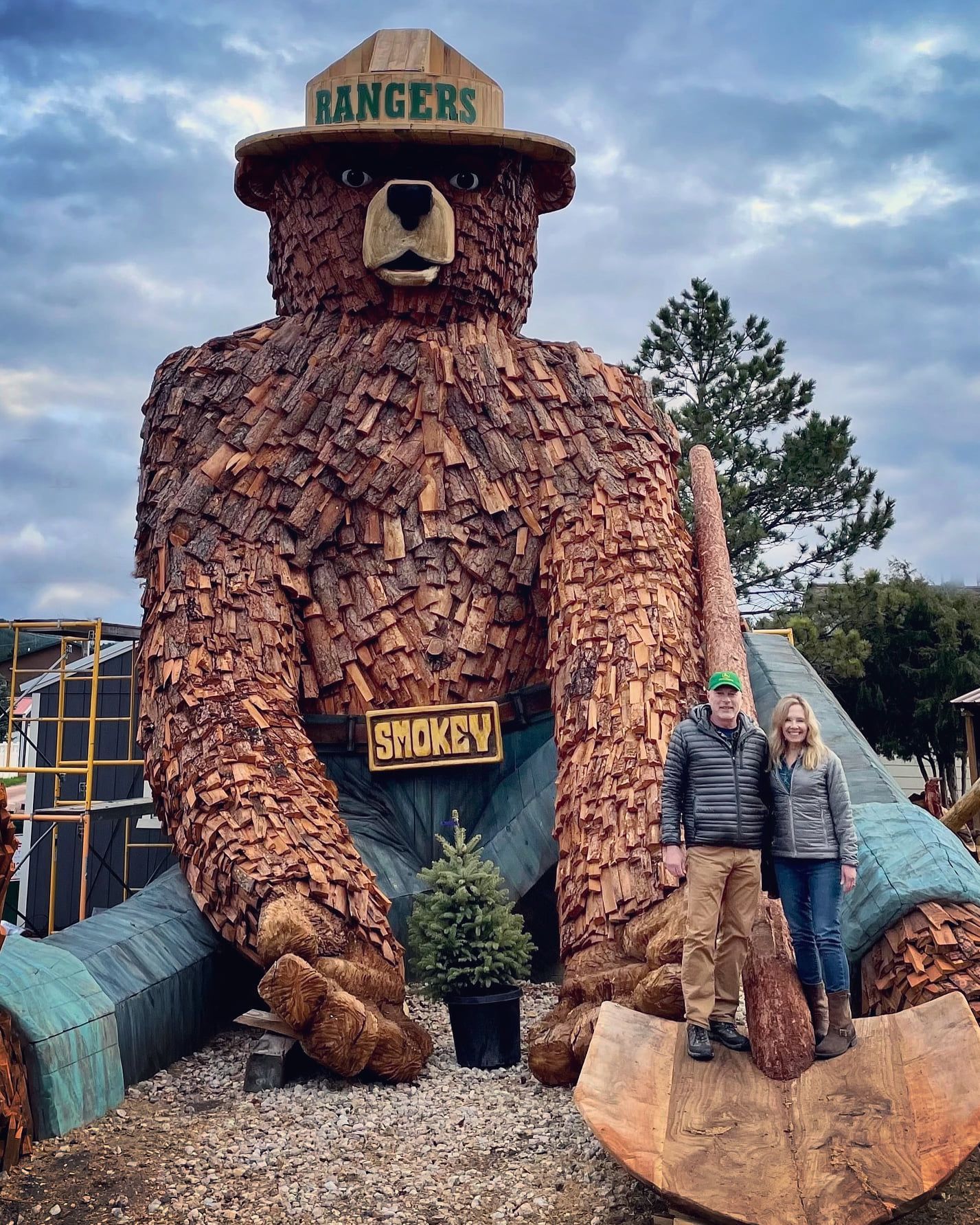 World's Largest Smokey Bear Sculpture, world record in Hill City, South Dakota