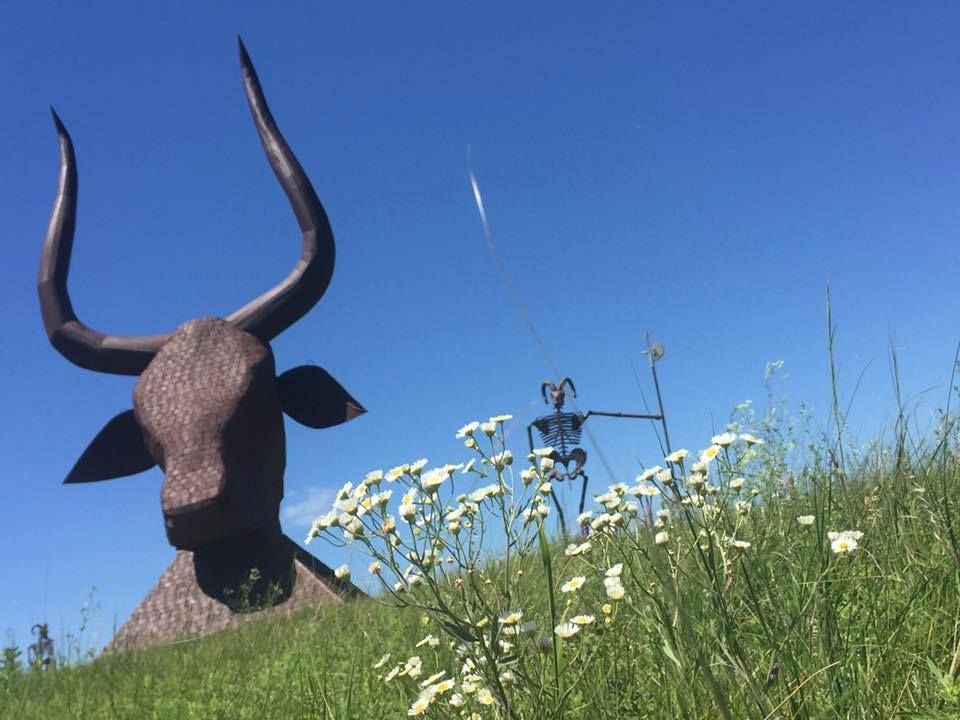 World’s Largest Bull’s Head Sculpture, world record in Montrose, South Dakota World’s Largest Bull’s Head Sculpture, world record in Montrose, South Dakota