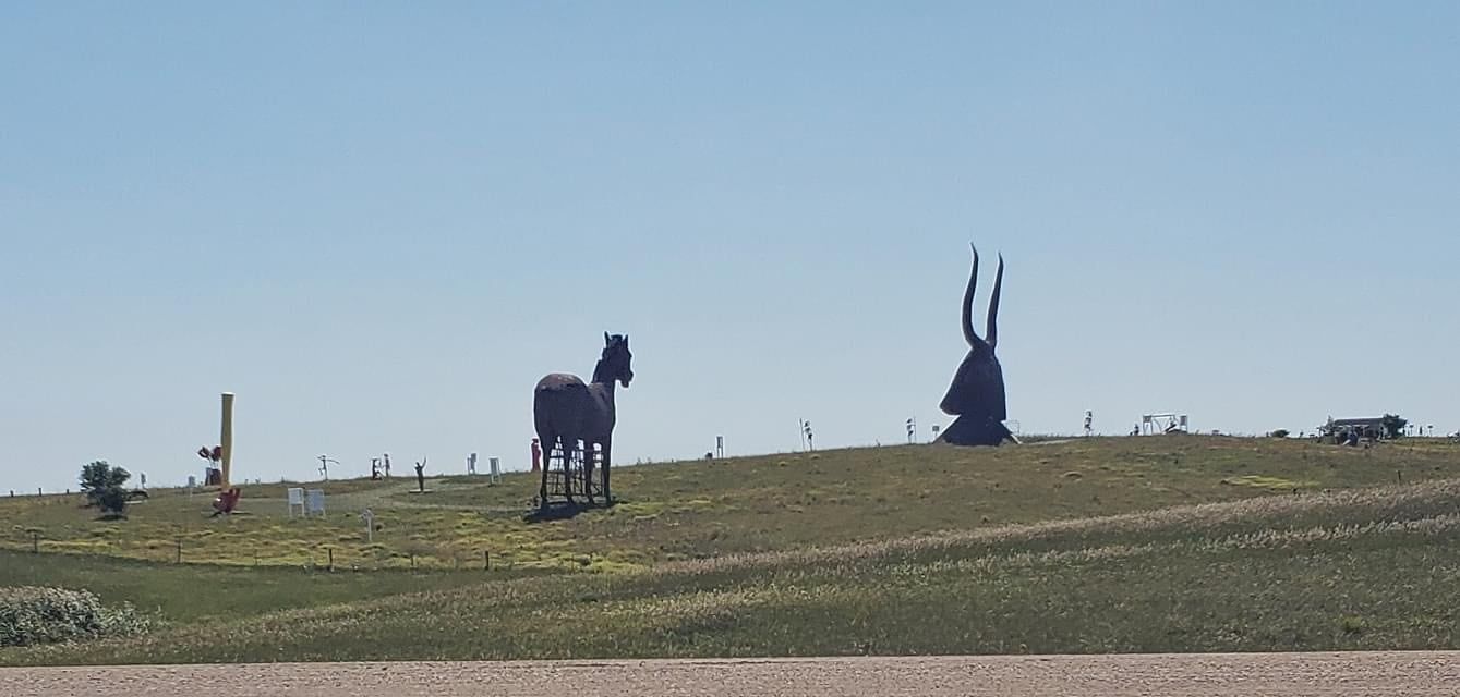 World’s Largest Bull’s Head Sculpture, world record in Montrose, South Dakota World’s Largest Bull’s Head Sculpture, world record in Montrose, South Dakota