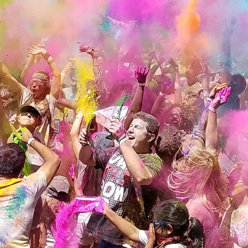 
World’s Largest Holi Festival, world record in Spanish Fork, Utah