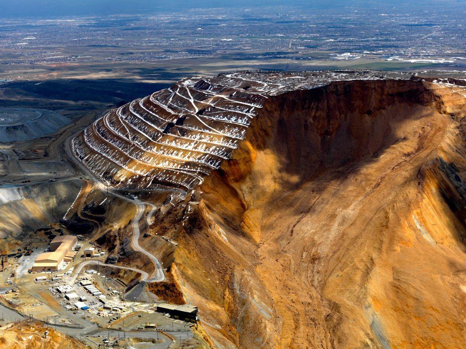 World's Largest Man-Made Excavation, world record near Salt Lake City, Utah