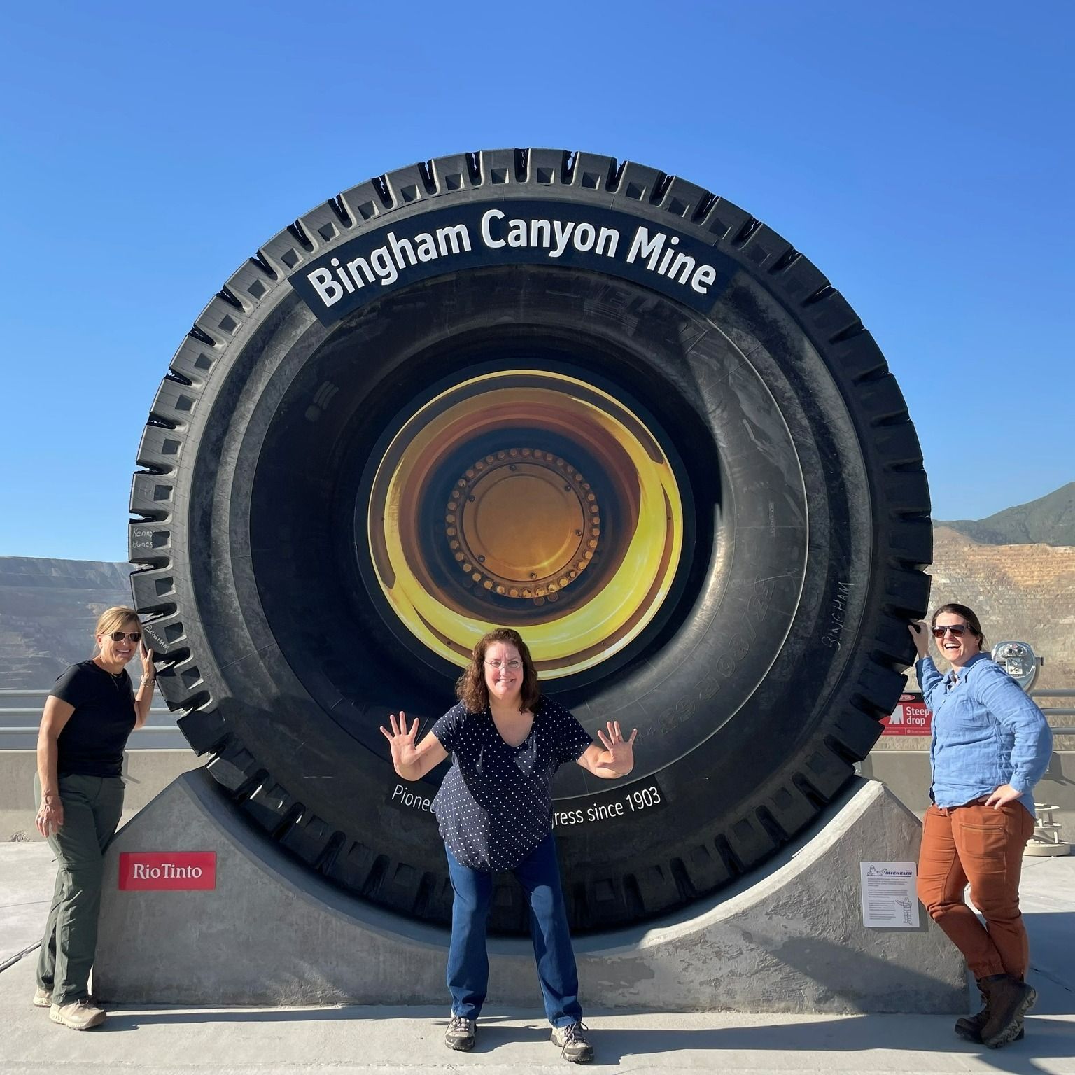 World's Largest Man-Made Excavation, world record near Salt Lake City, Utah