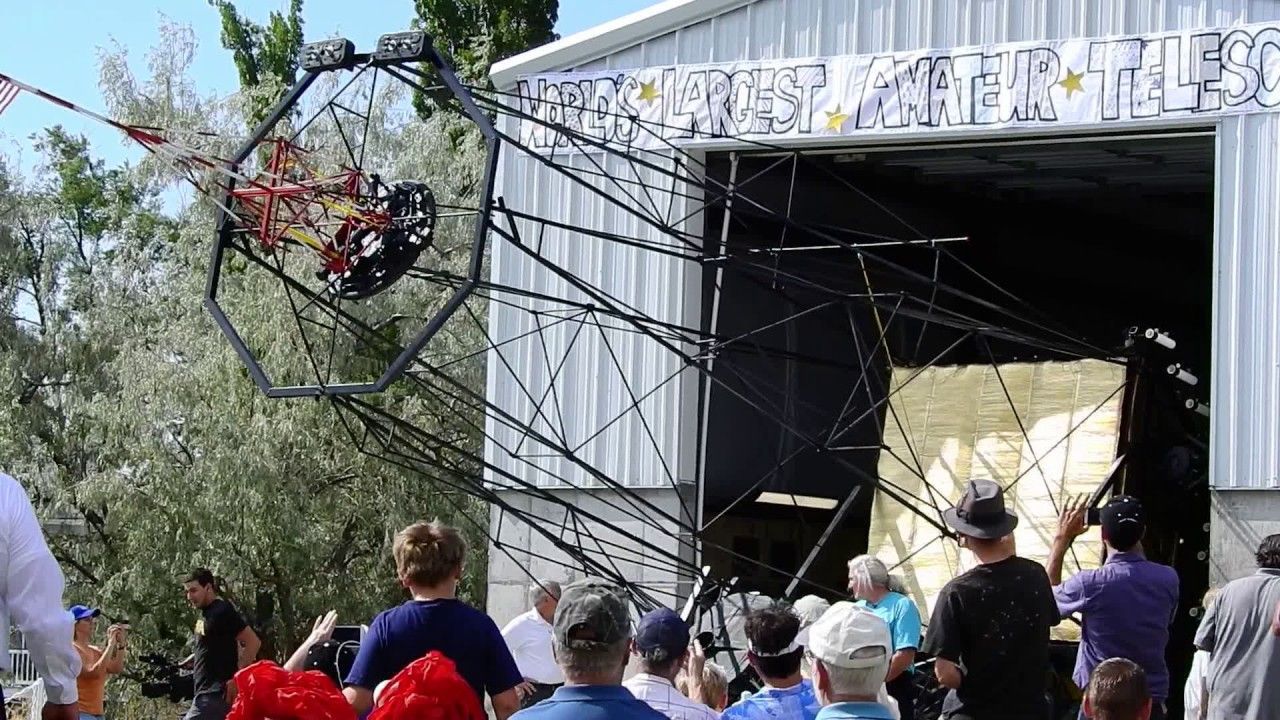 World's Largest Amateur Telescope, world record in Stansbury Park, Utah