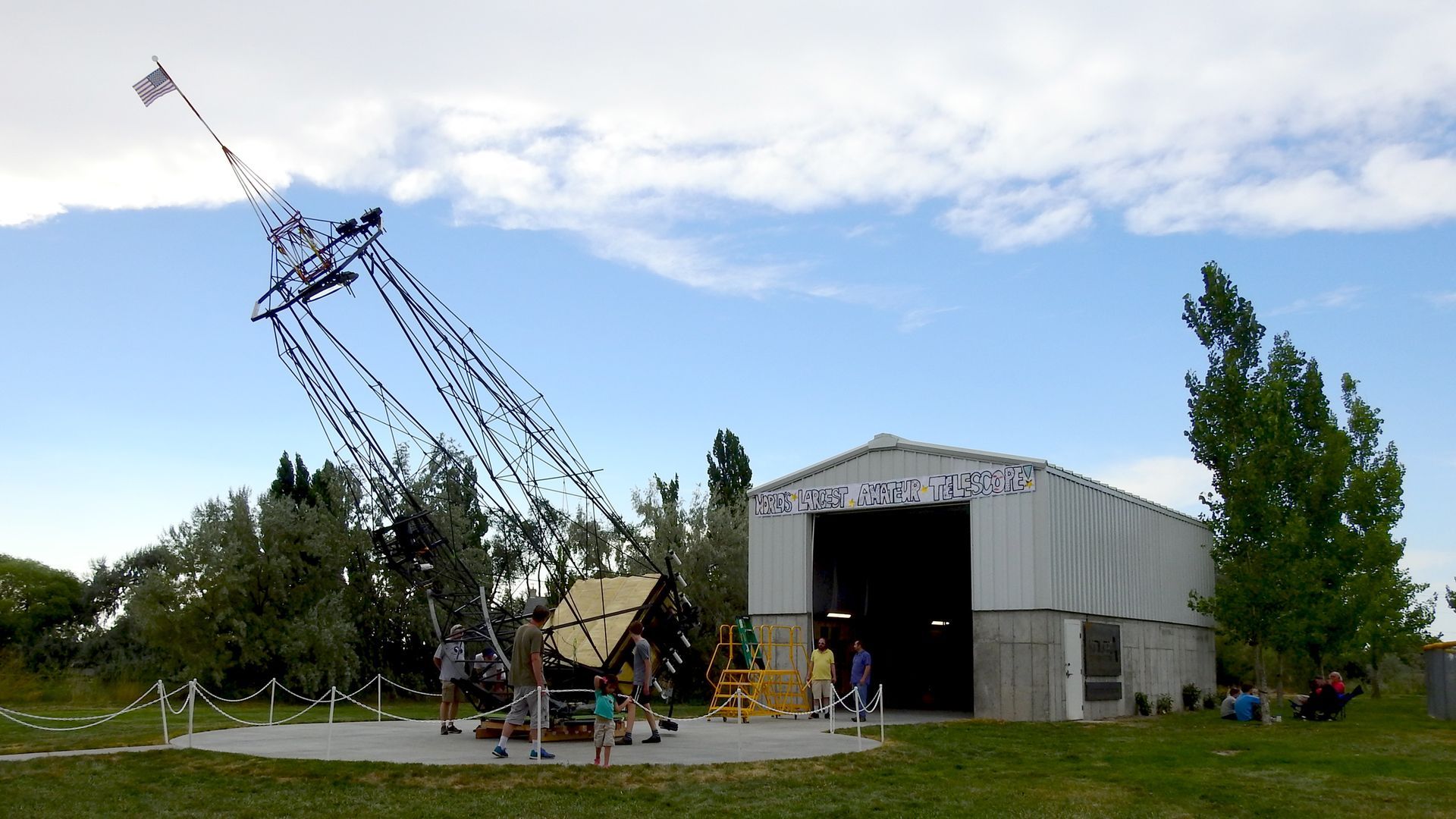 World's Largest Amateur Telescope, world record in Stansbury Park, Utah