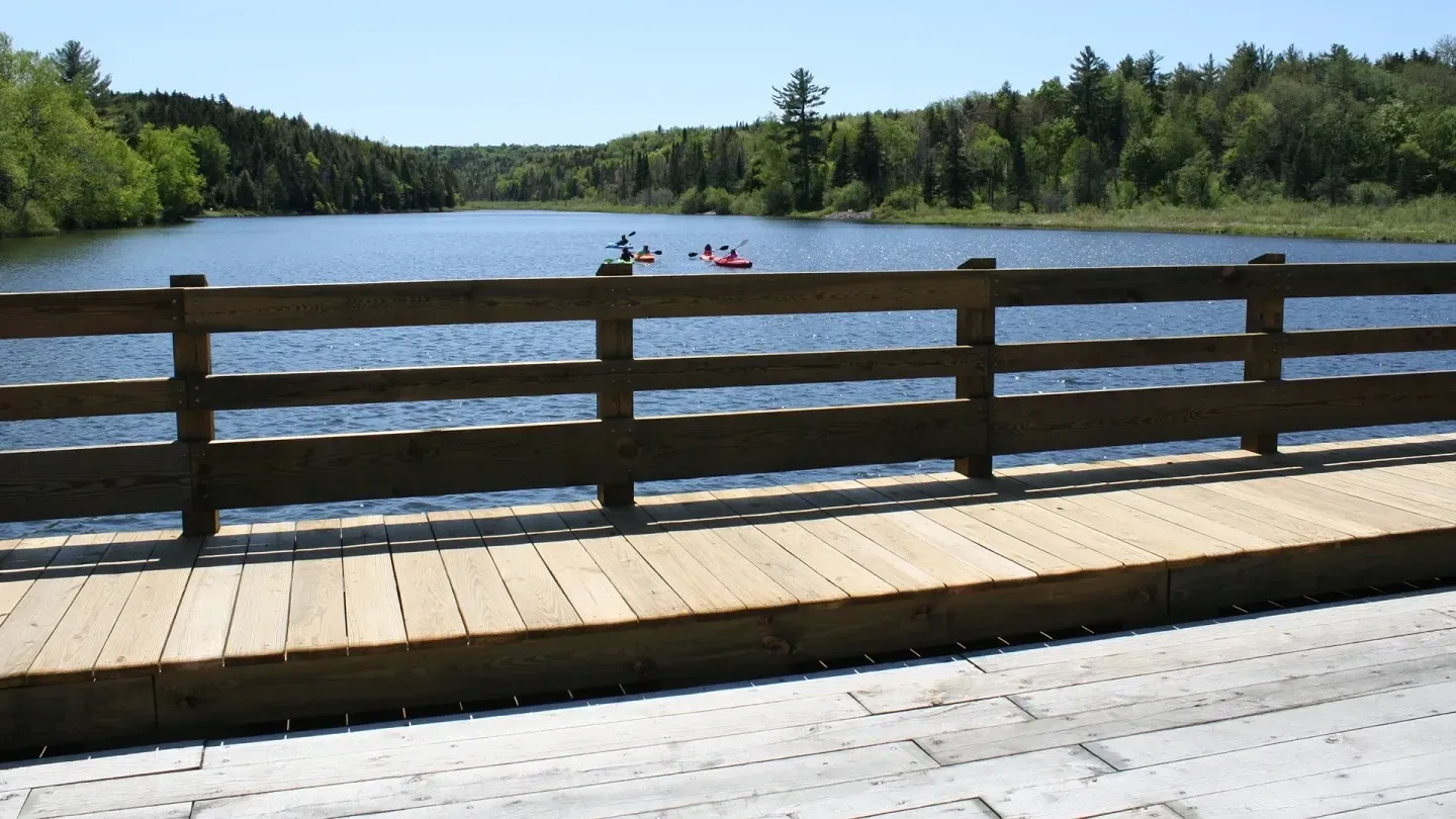 
World's First FRP Floating Bridge, world record in Brookfield, Vermont