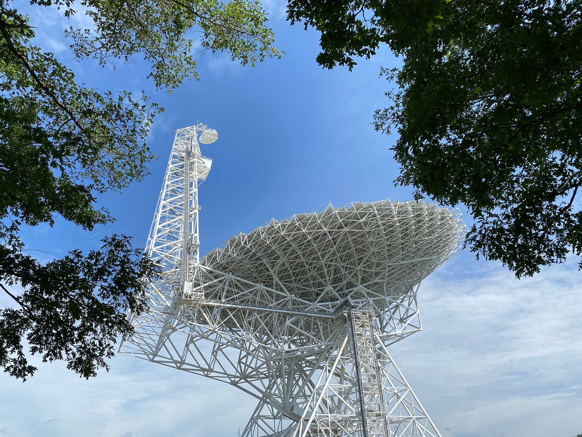 World’s Largest Fully Steerable Radio Telescope, world record in Green Bank, West Virginia