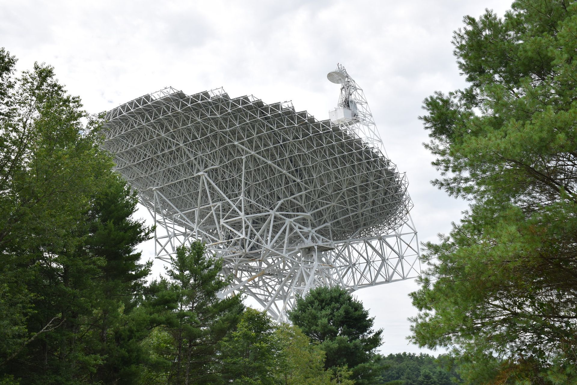 World’s Largest Fully Steerable Radio Telescope, world record in Green Bank, West Virginia