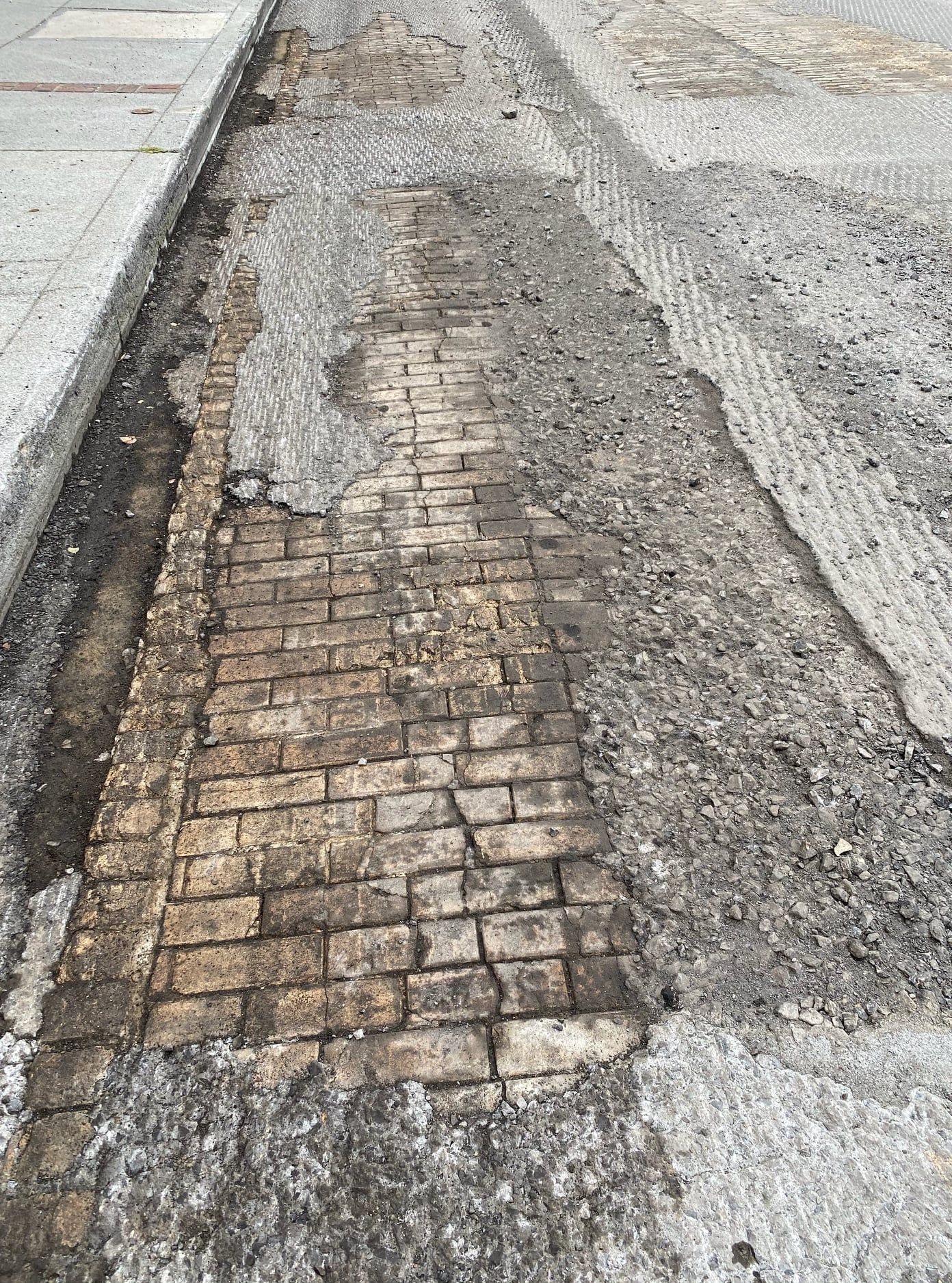 World's First Brick-Paved Road, world record in Charleston, West Virginia World's First Brick-Paved Road, world record in Charleston, West Virginia