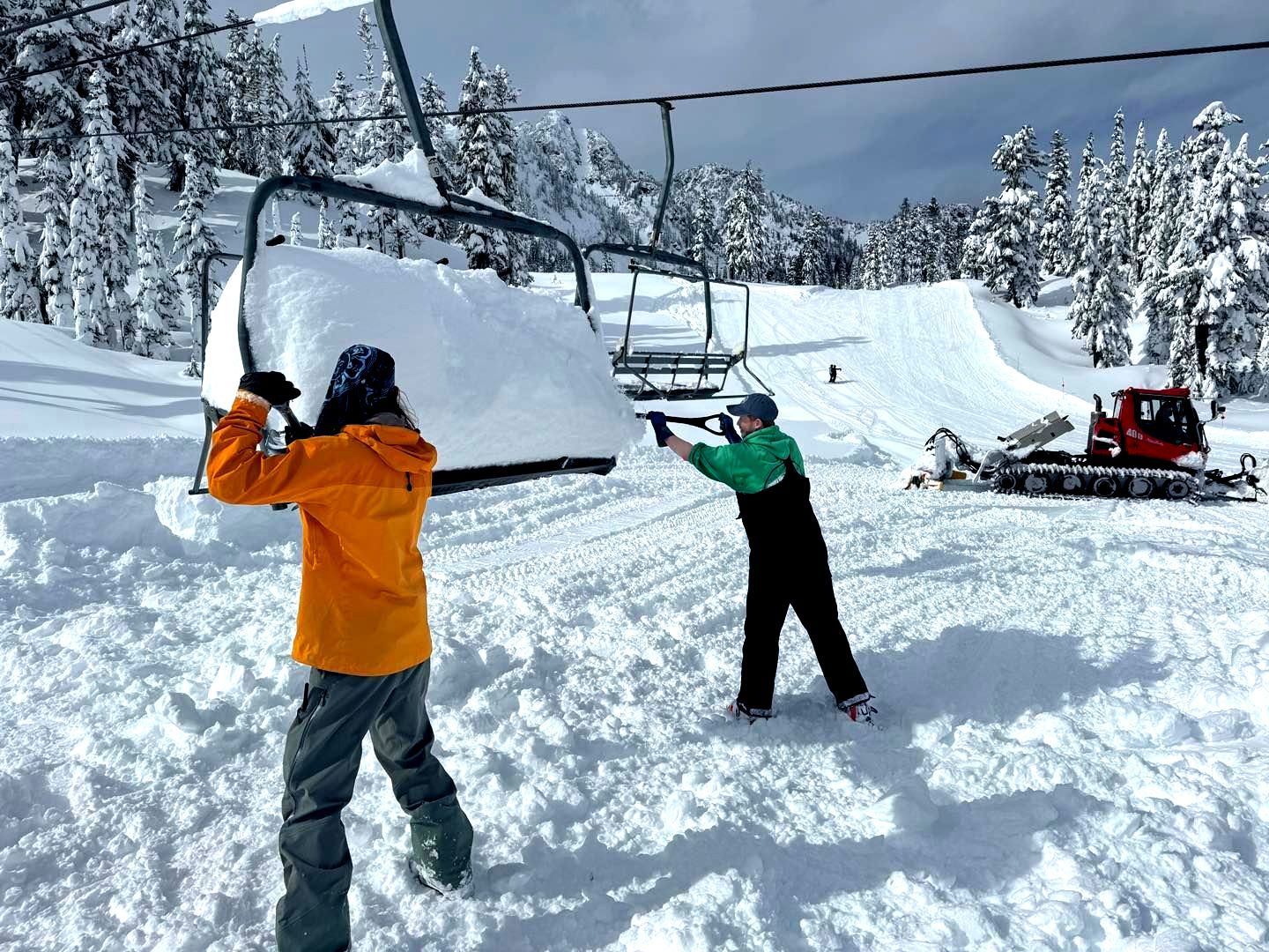 Most snow in one year, world record at Mount Baker Ski Area, Washington
