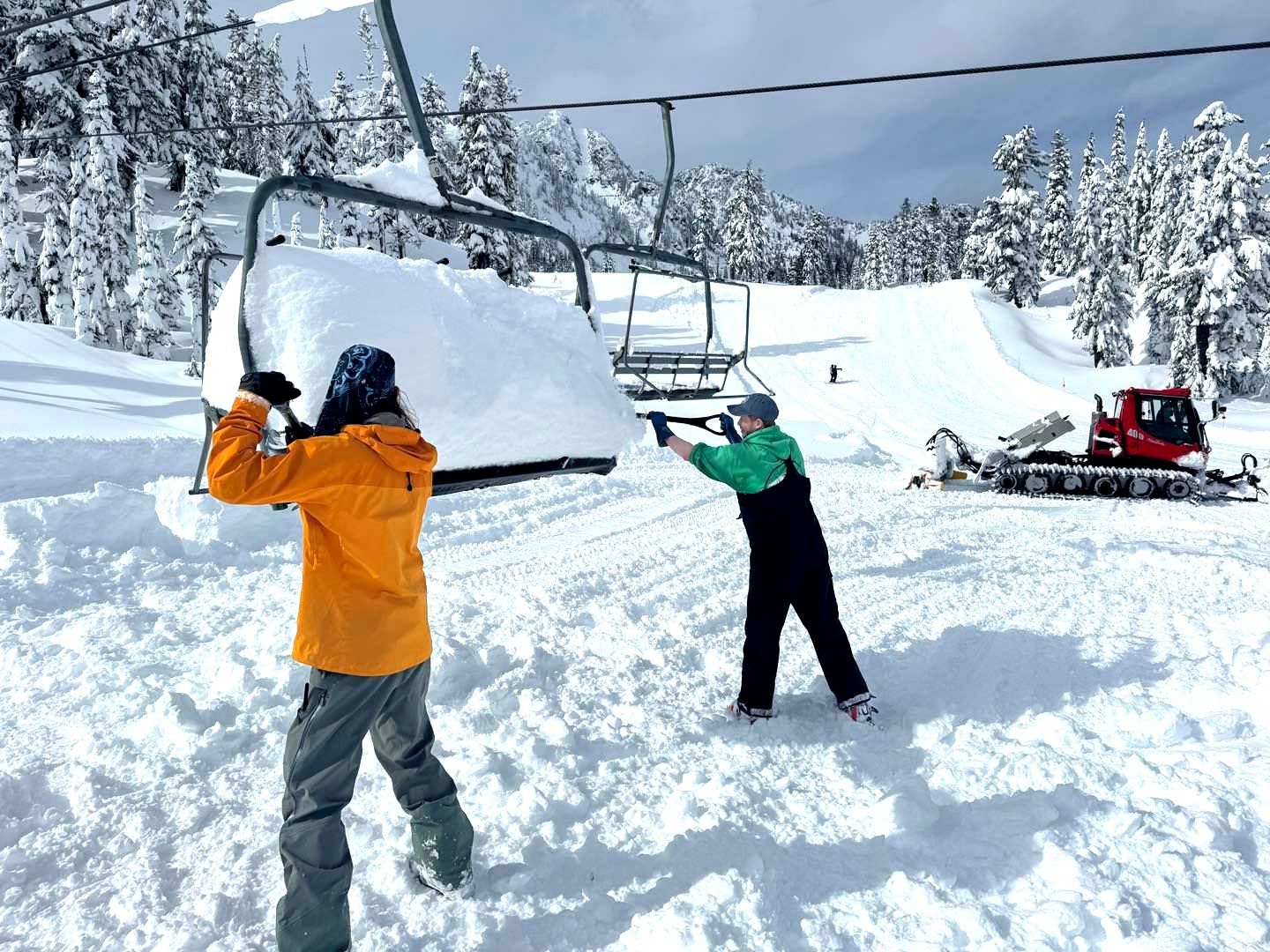 Most snow in one year, world record at Mount Baker Ski Area , Washington