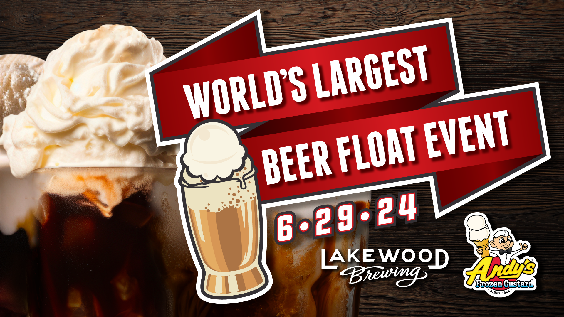 World’s Largest Beer Float, world record attempt in Garland, Texas World’s Largest Beer Float, world record attempt in Garland, Texas