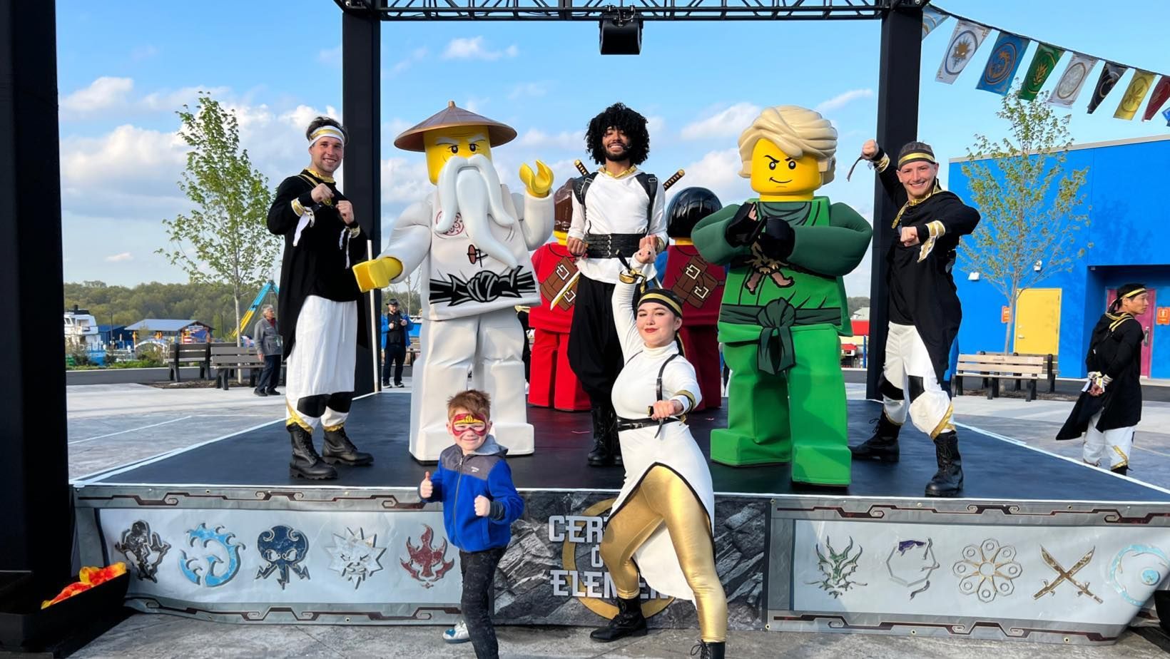 Largest disco dance party, world record attempt at Legoland New York Resort