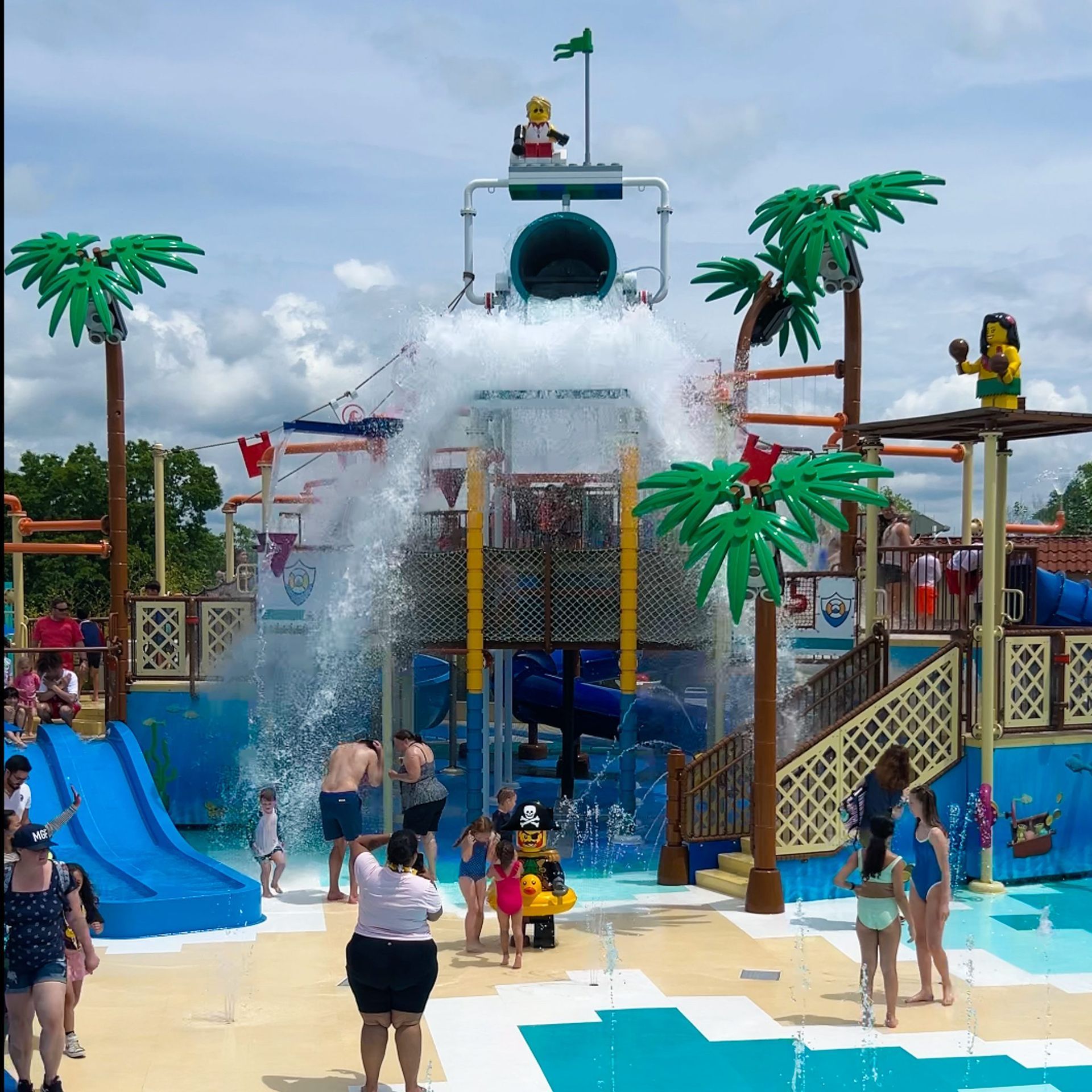 Largest disco dance party, world record attempt at Legoland New York Resort