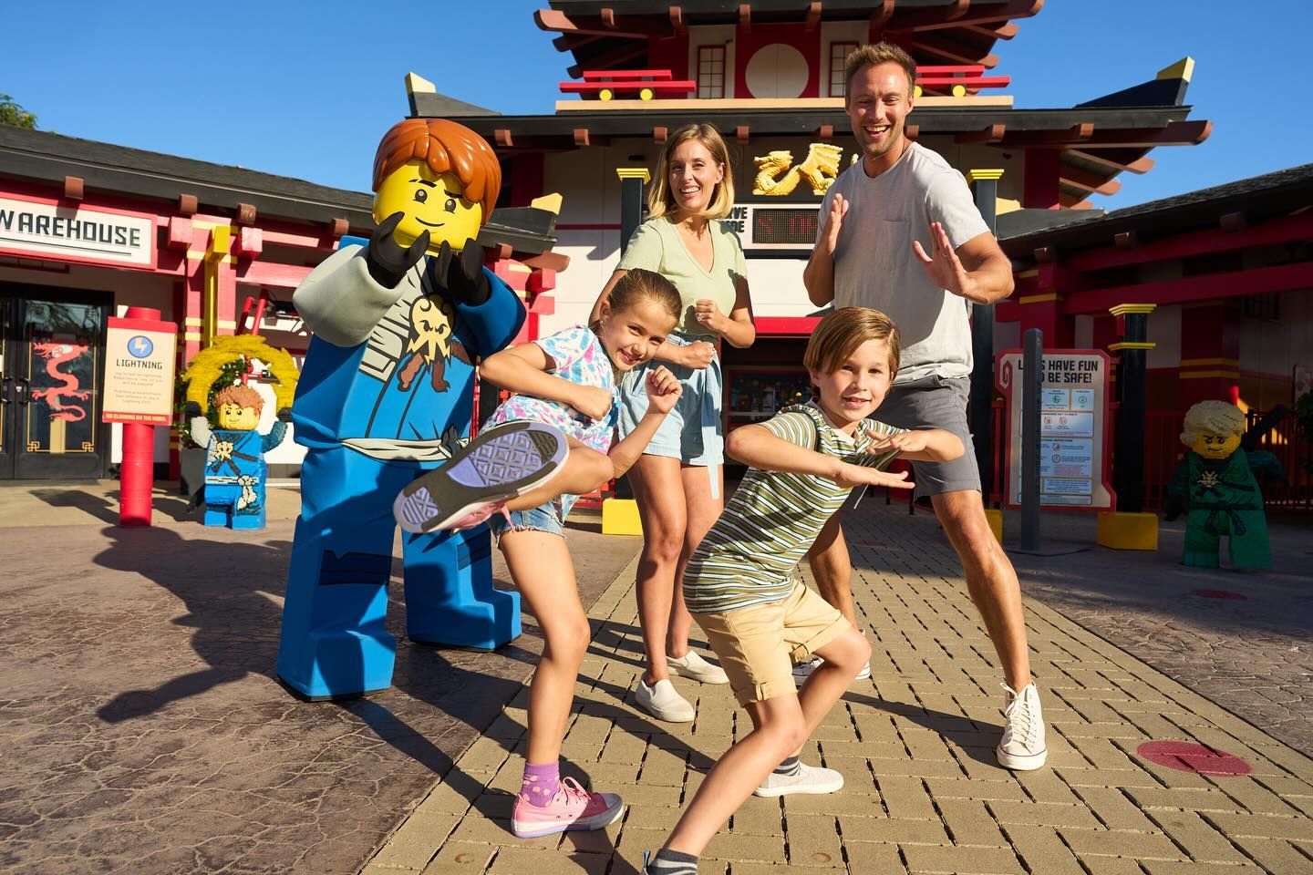 Largest disco dance party, world record attempt at Legoland New York Resort