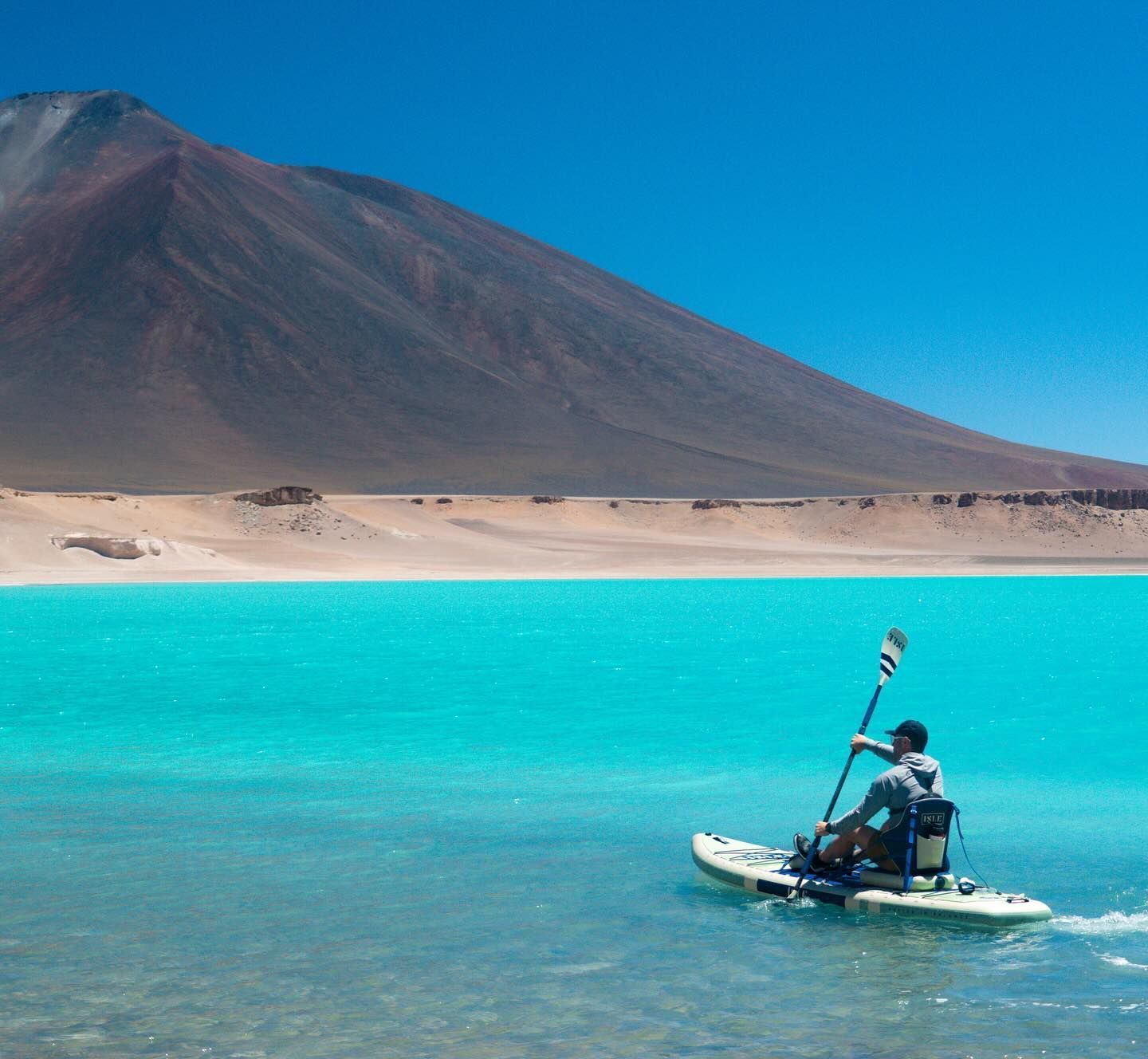 Highest altitude to paddle board, world record set by Andrew Hughes Highest altitude to paddle board, world record set by Andrew Hughes