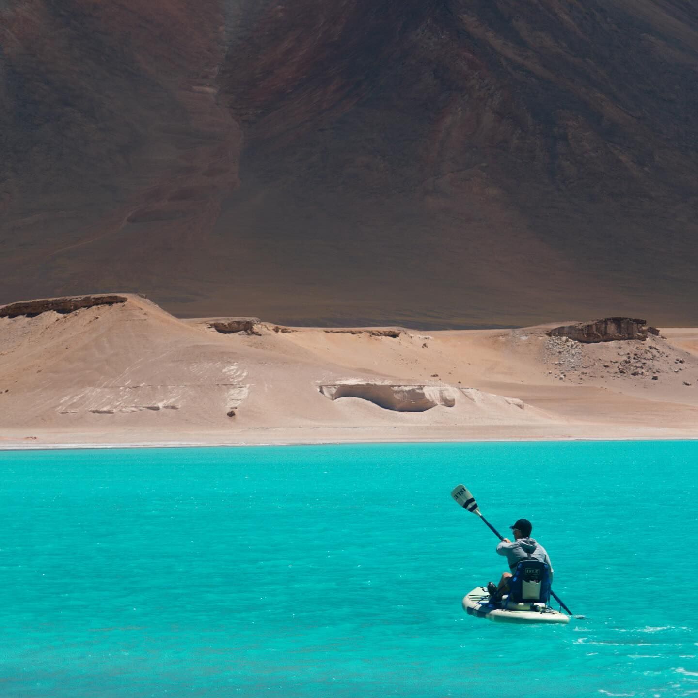 Highest altitude to paddle board, world record set by Andrew Hughes Highest altitude to paddle board, world record set by Andrew Hughes