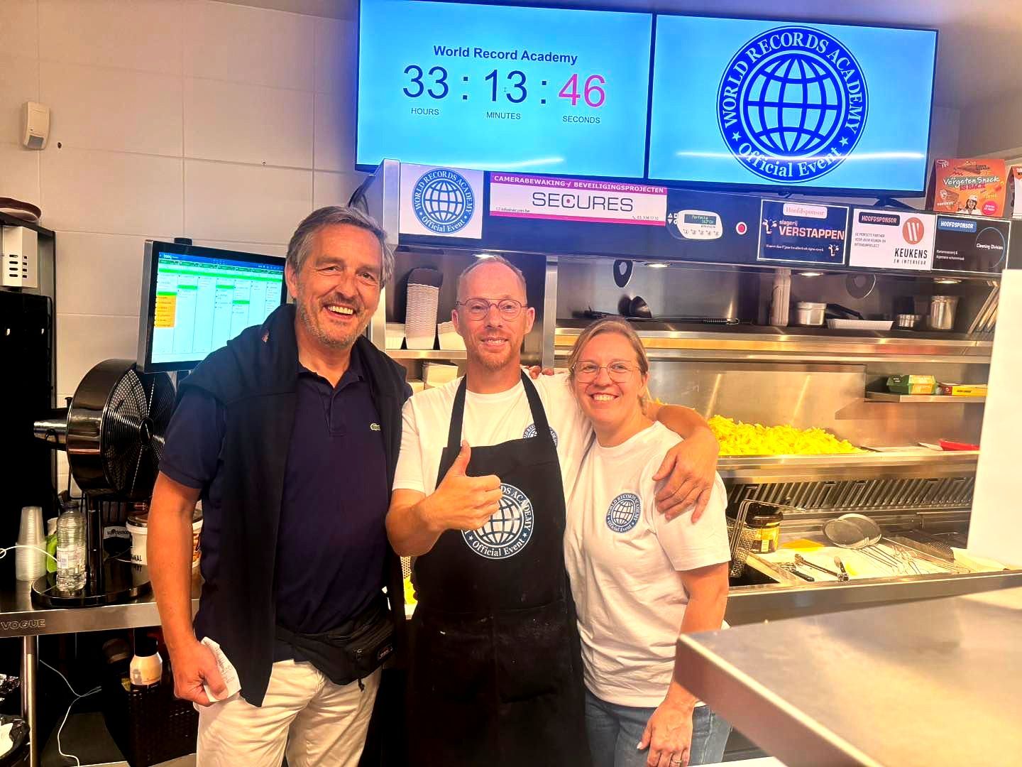 Longest French Fries Cooking Marathon, Nick Van Den Langenbergh sets world record