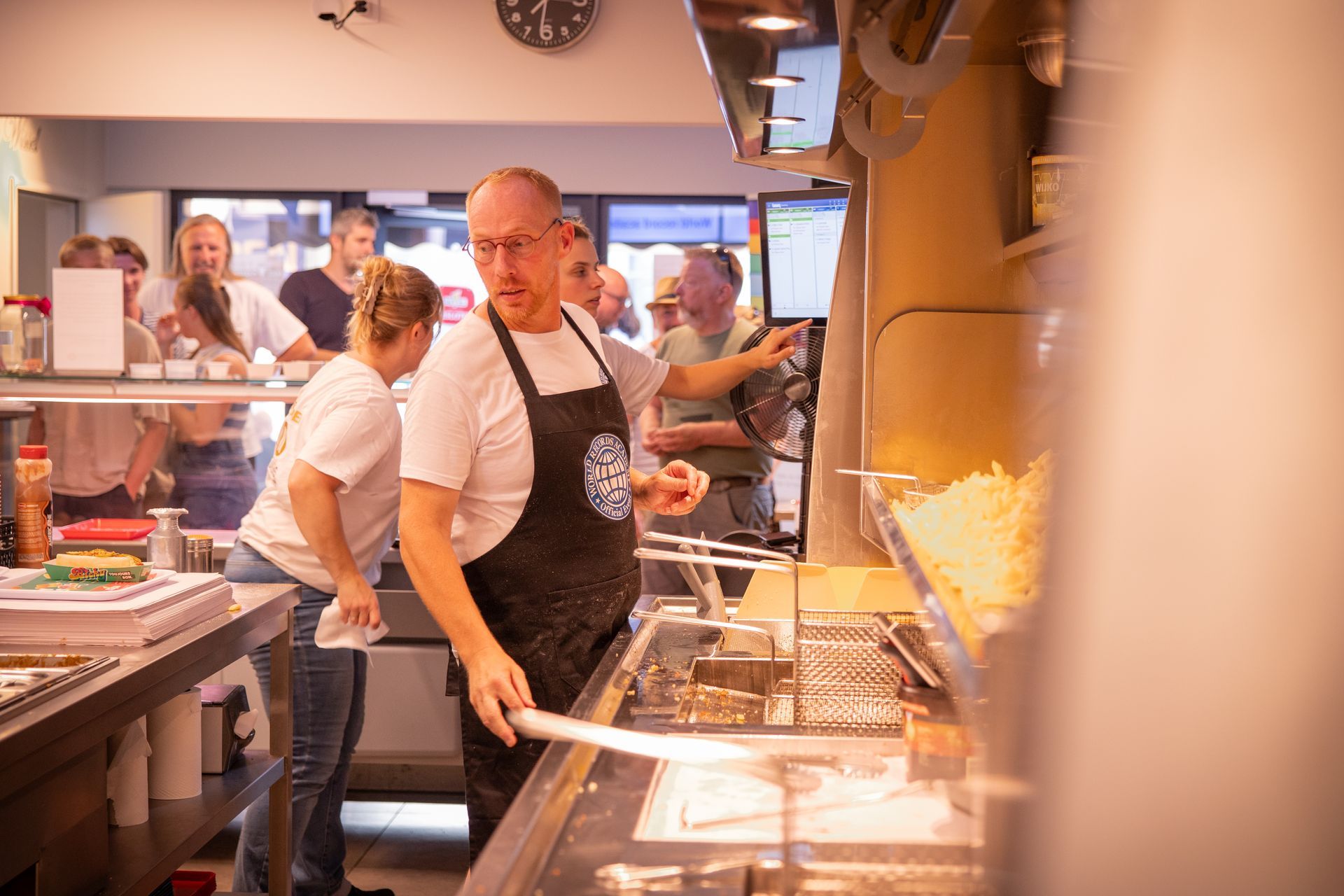 Longest French Fries Cooking Marathon, Nick Van Den Langenbergh sets world record