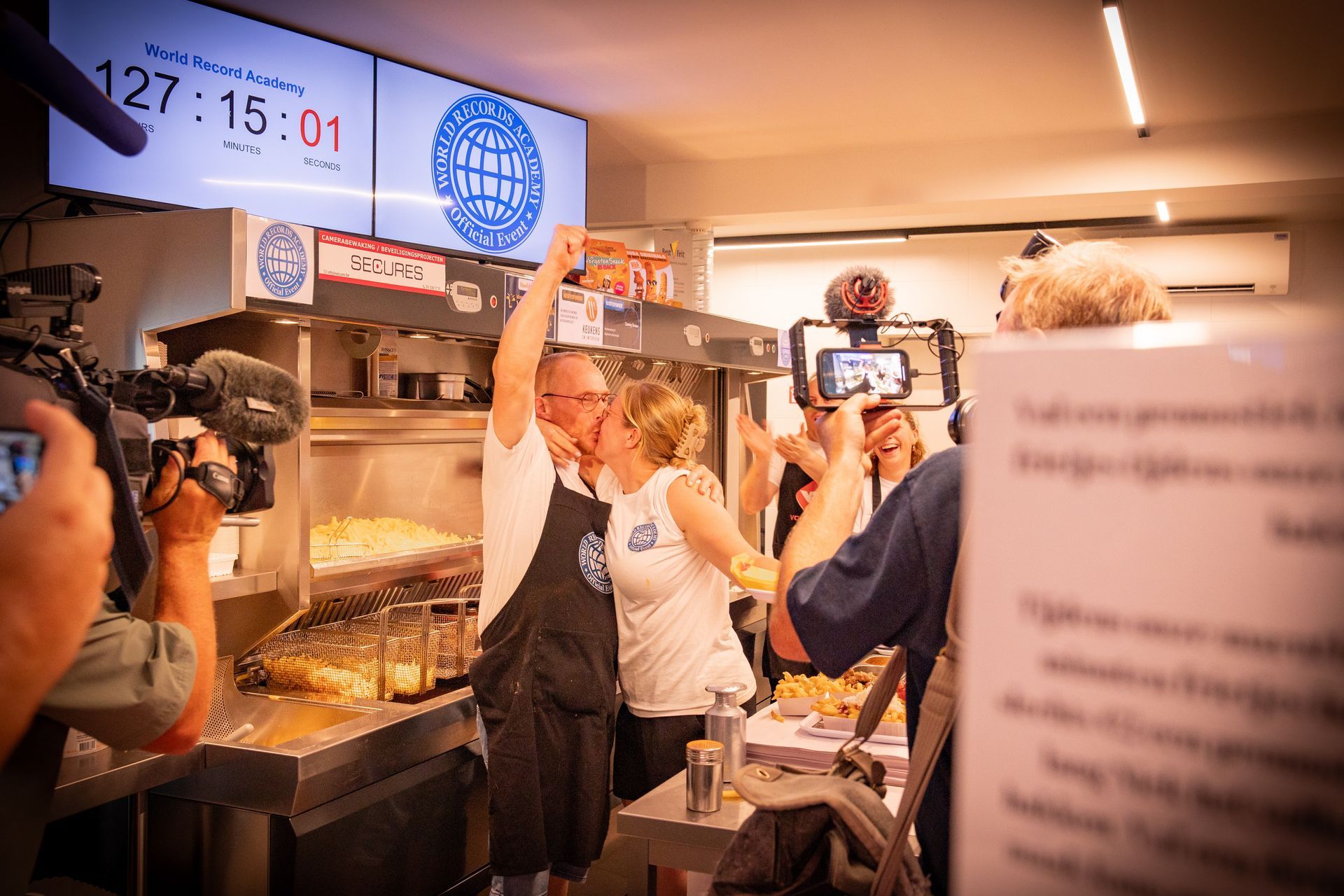 Longest French Fries Cooking Marathon, Nick Van Den Langenbergh sets world record