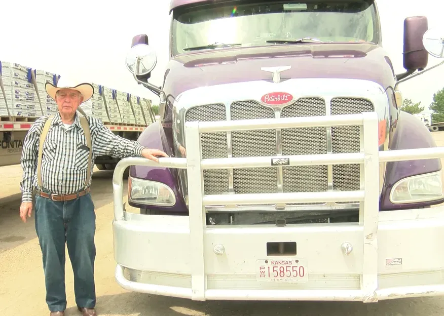 World's Oldest Truck Driver, world record set by Doyle Archer