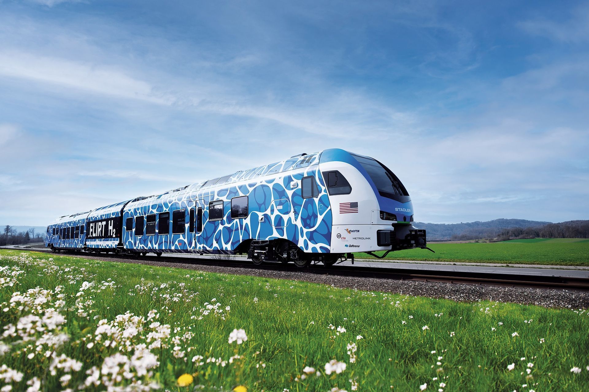Furthest distance achieved by a hydrogen-powered passenger train without refueling, Stadler’s FLIRT H2 sets world record Furthest distance achieved by a hydrogen-powered passenger train without refueling, Stadler’s FLIRT H2 sets world record