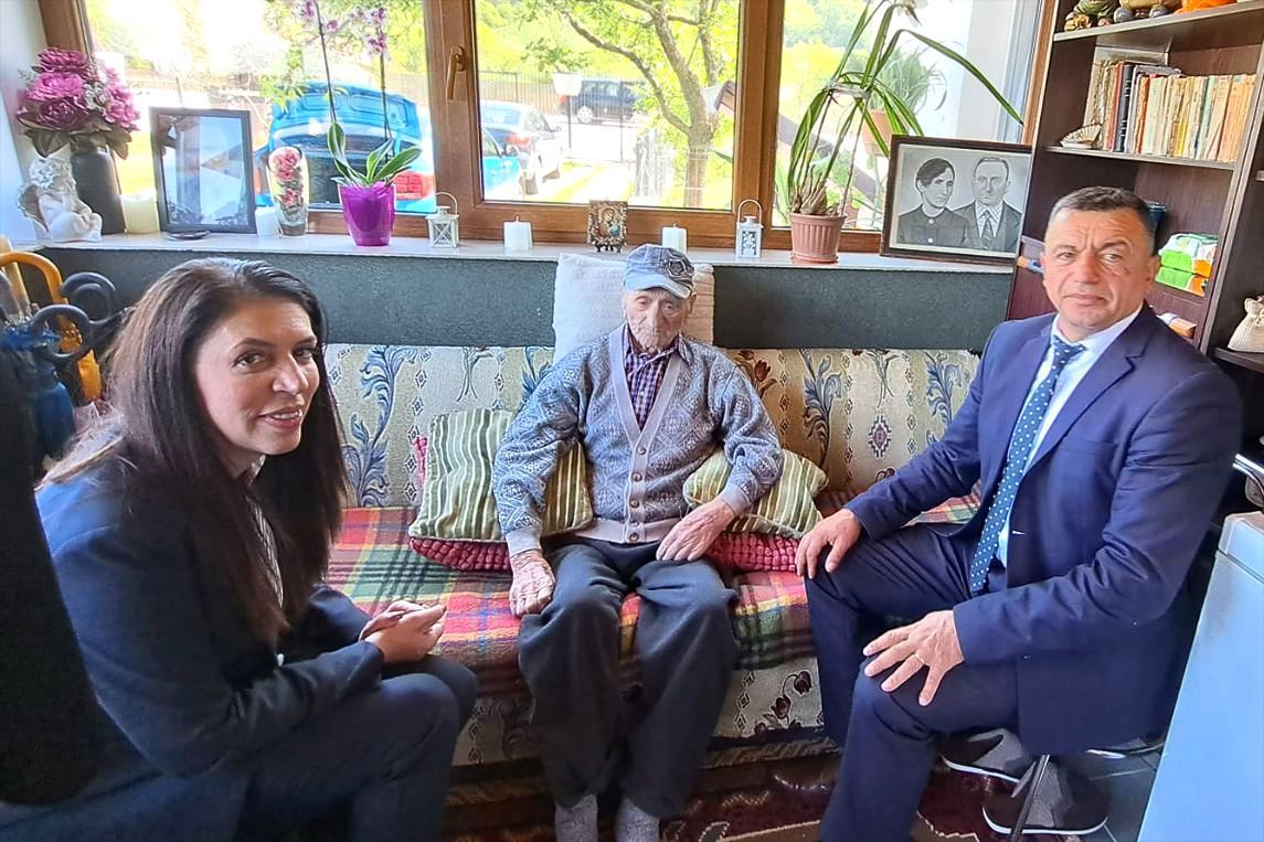 Oldest Living World War Two Veteran, world record set by (Retired) Major Ilie Ciocan from Romania
