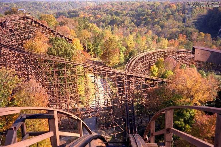World’s Longest Wooden Roller Coaster, world record set in Mason, Ohio World’s Longest Wooden Roller Coaster, world record set in Mason, Ohio