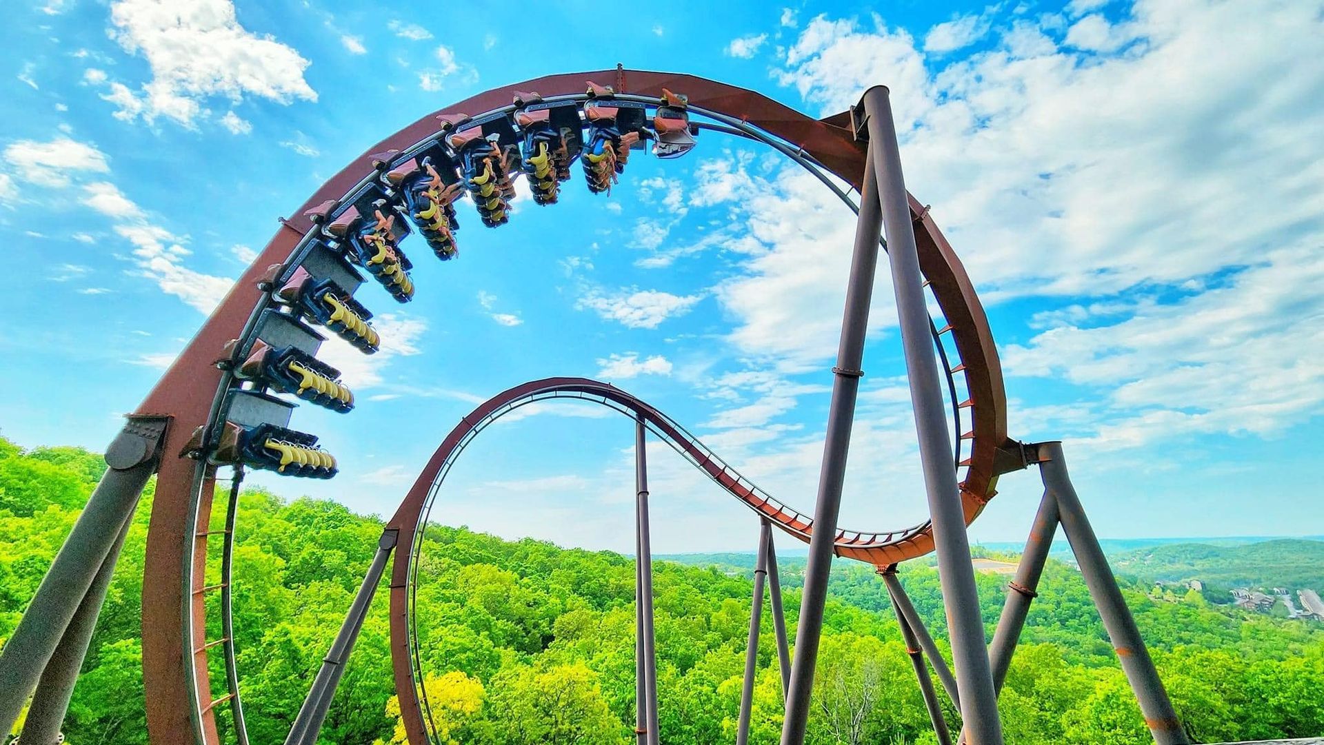 World's First Wooden Roller Coaster to Feature Multiple Inversions, world record set in Branson, Missouri World's First Wooden Roller Coaster to Feature Multiple Inversions, world record set in Branson, Missouri