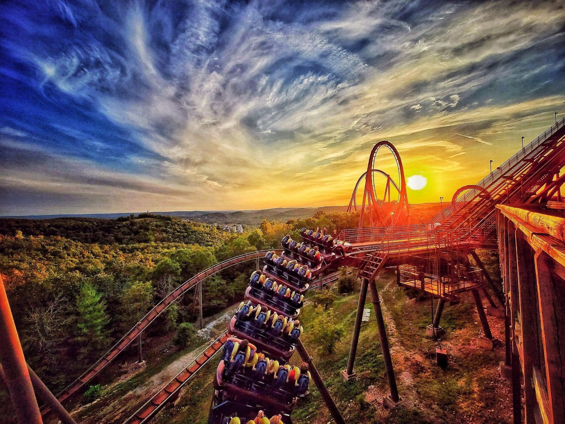 World's First Wooden Roller Coaster to Feature Multiple Inversions, world record set in Branson, Missouri World's First Wooden Roller Coaster to Feature Multiple Inversions, world record set in Branson, Missouri