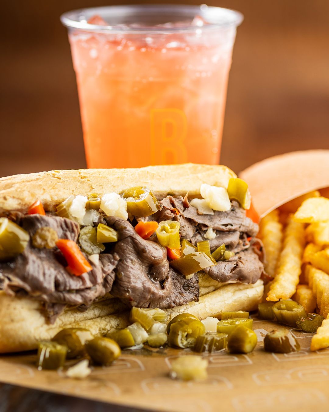 World's Longest Italian Beef Sandwich, world record set in Chicago, Illinois World's Longest Italian Beef Sandwich, world record set in Chicago, Illinois