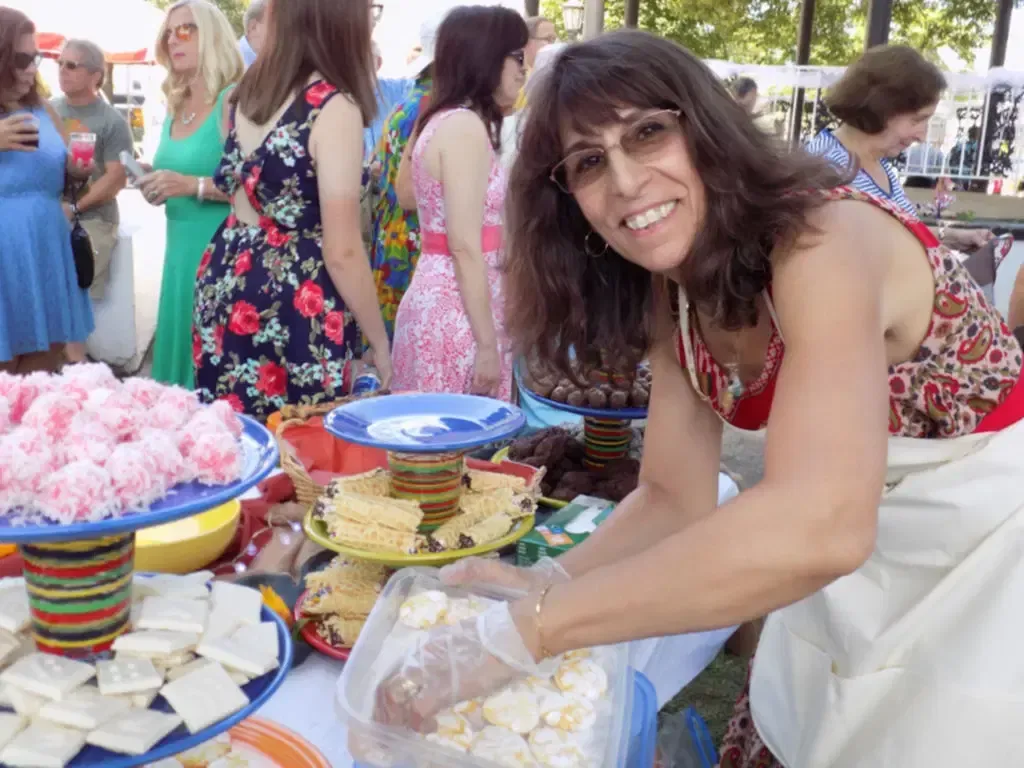 World's Largest Wedding Cookie Table, world record set in Monongahela, Pennsylvania World's Largest Wedding Cookie Table, world record set in Monongahela, Pennsylvania