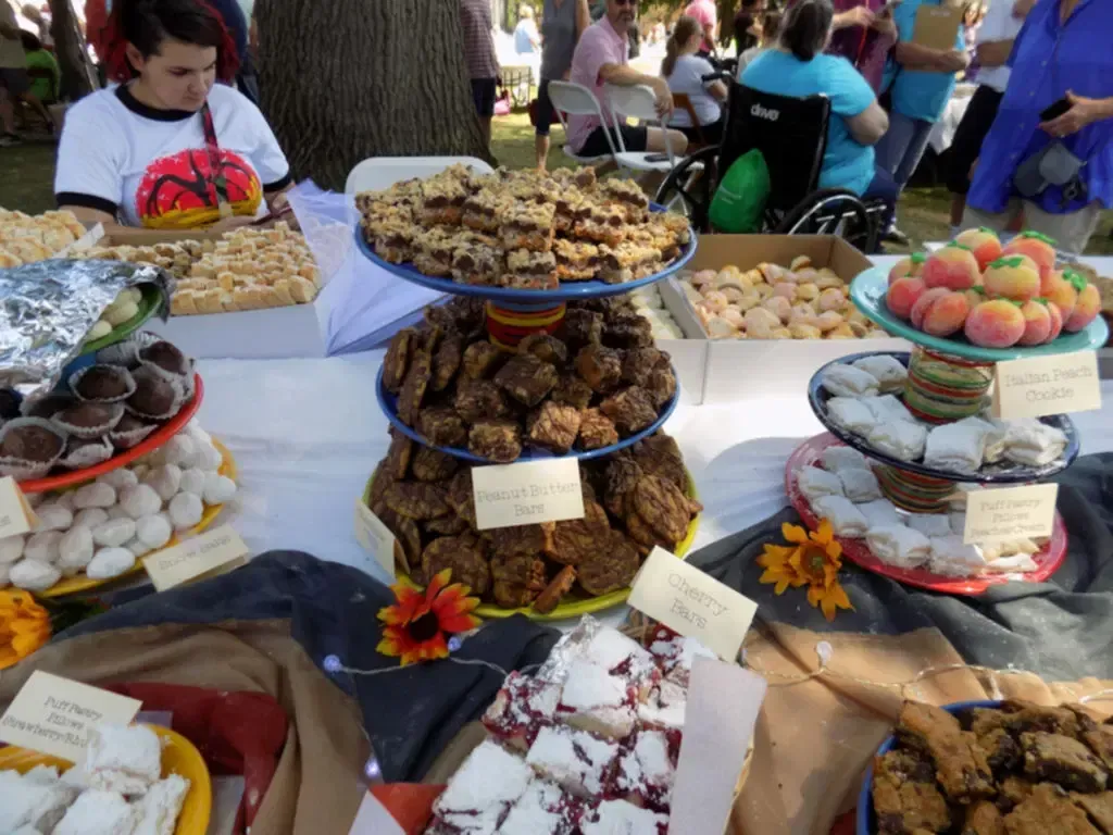 World's Largest Wedding Cookie Table, world record set in Monongahela, Pennsylvania World's Largest Wedding Cookie Table, world record set in Monongahela, Pennsylvania