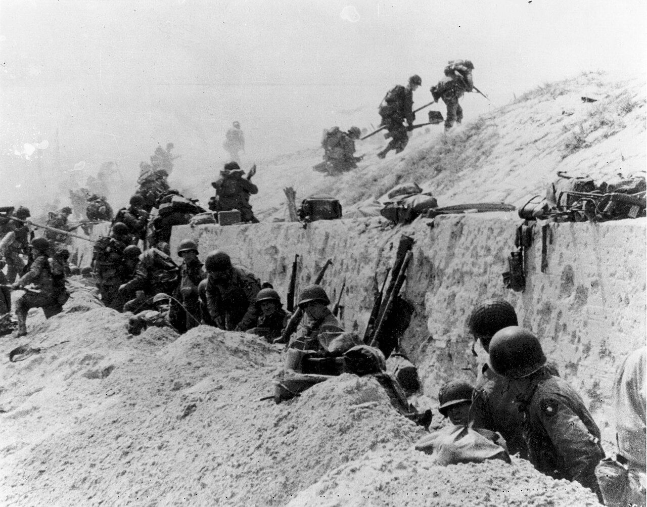 World's Largest Amfibious Invasion in History, world record set by the Allied invasion of Normandy, France