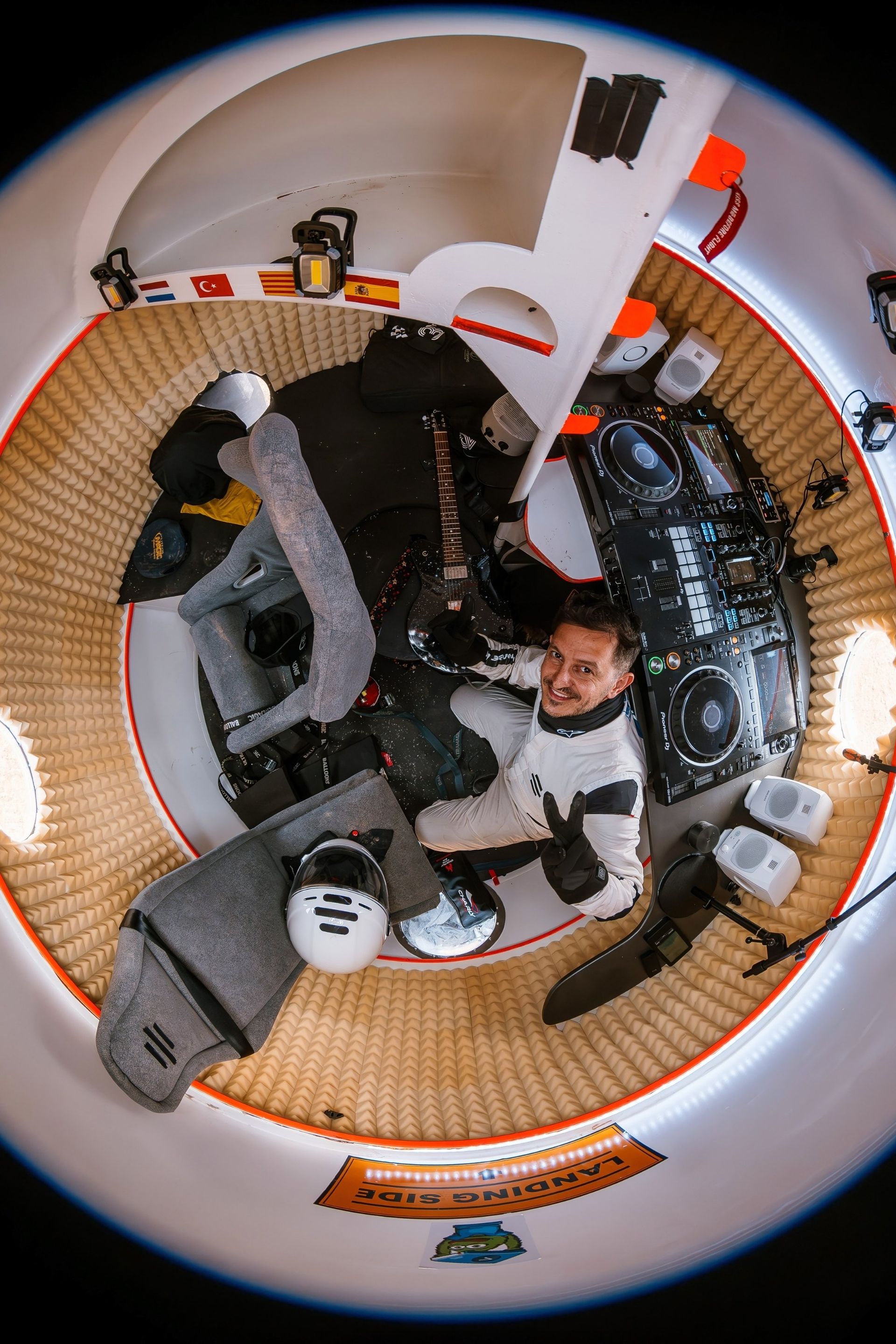Highest Altitude Live DJ Performance, world record set above Barcelona, Spain
