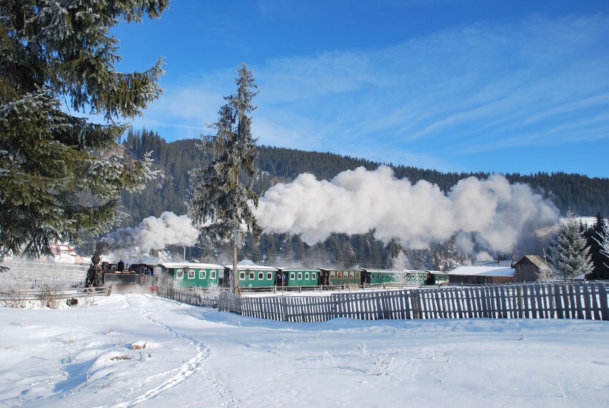 World's oldest steam train still in regular service, world record in Suceava County, Romania