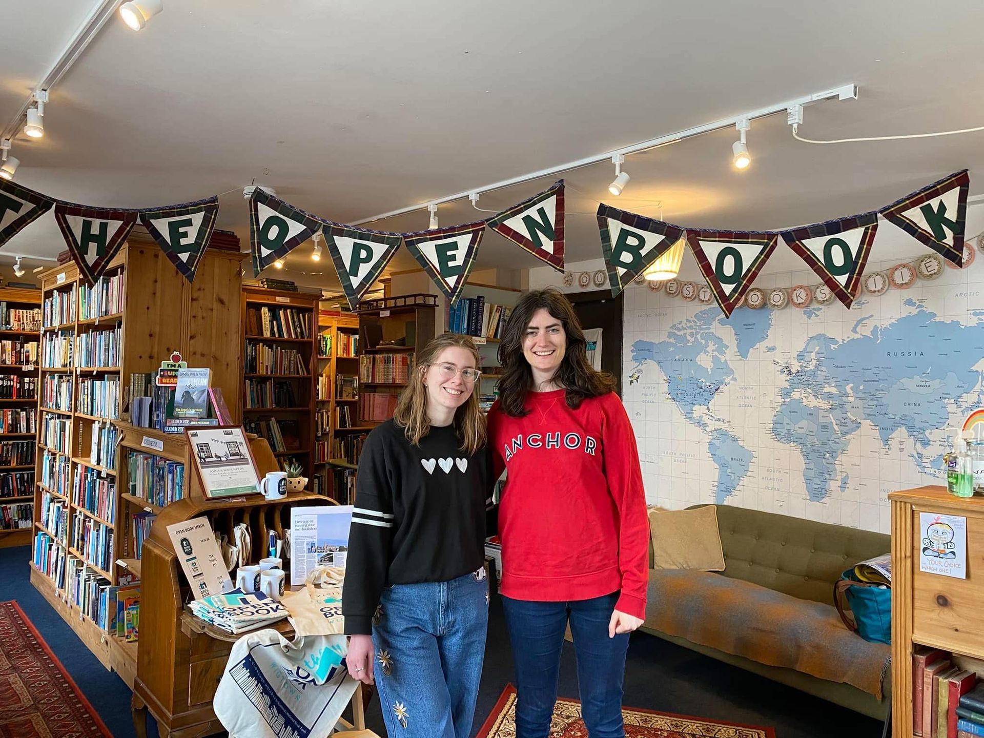 World’s First Airbnb Bookshop, world record in Wigtown, Scotland World’s First Airbnb Bookshop, world record in Wigtown, Scotland