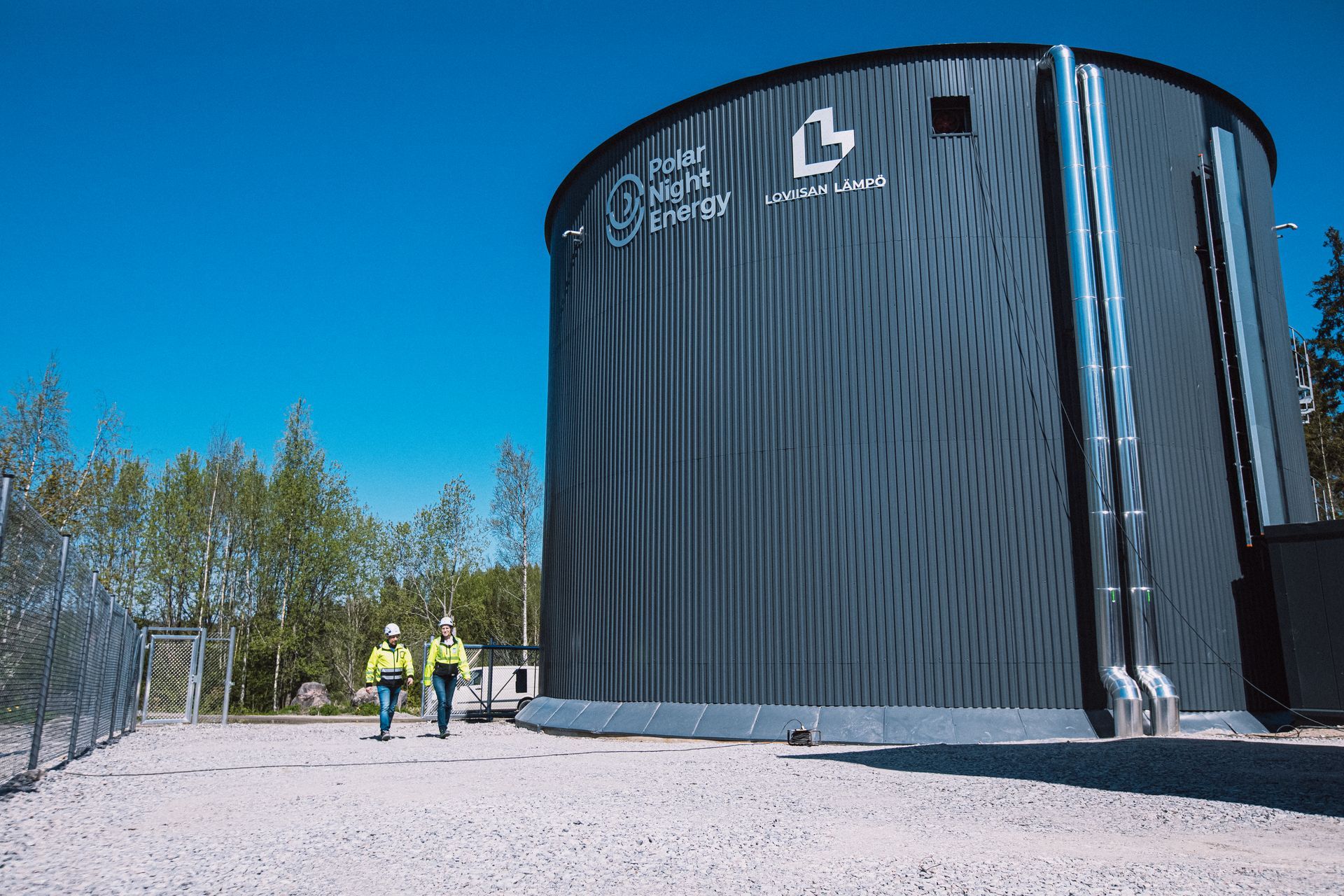 World's Largest Sand Battery, world record in Pornainen, Finland
