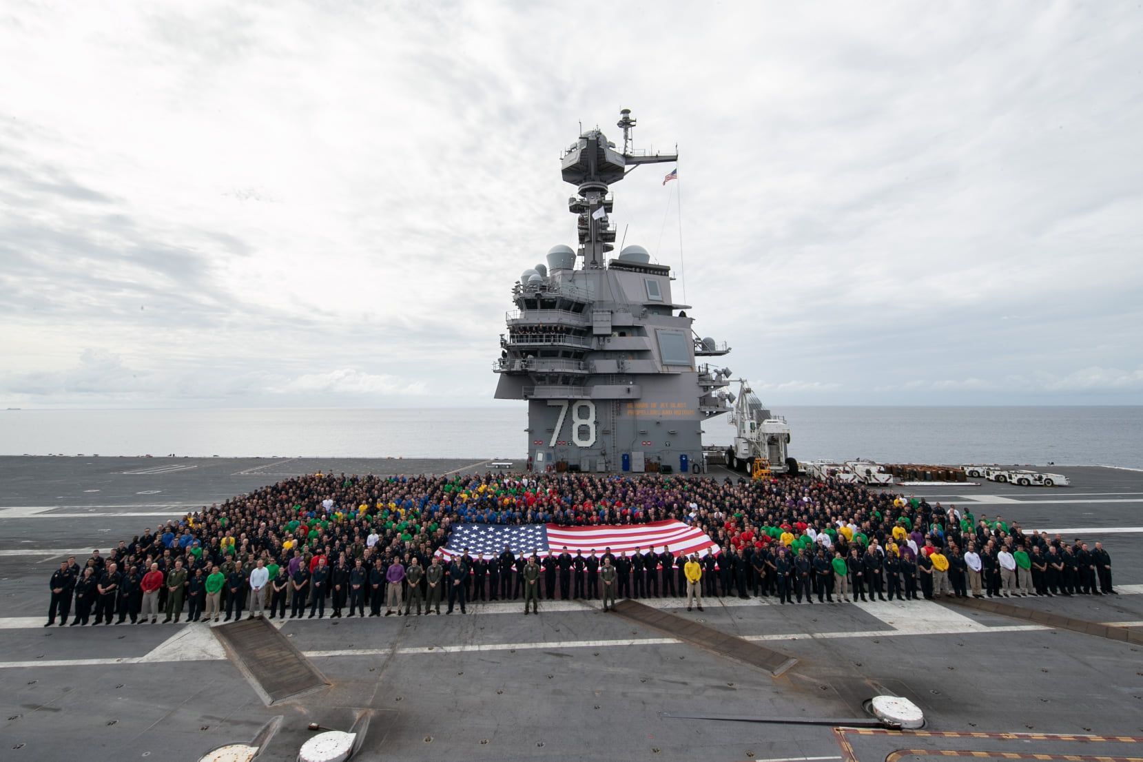 World's Largest Warship, world record set by the USS Gerald R. Ford
