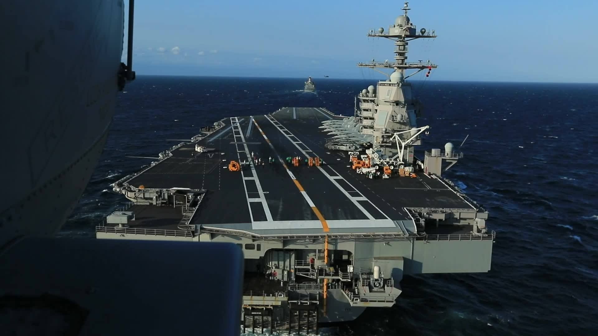 World's Largest Warship, world record set by the USS Gerald R. Ford

