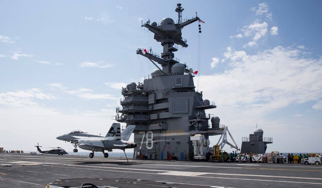 World's Largest Warship, world record set by the USS Gerald R. Ford
