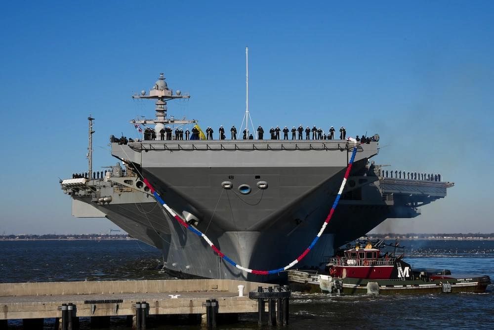 World's Largest Warship, world record set by the USS Gerald R. Ford

