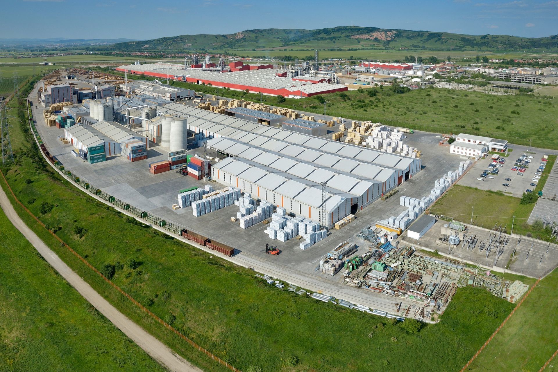 World's Largest Blockboard Factory, world record in Comănești, Romania
